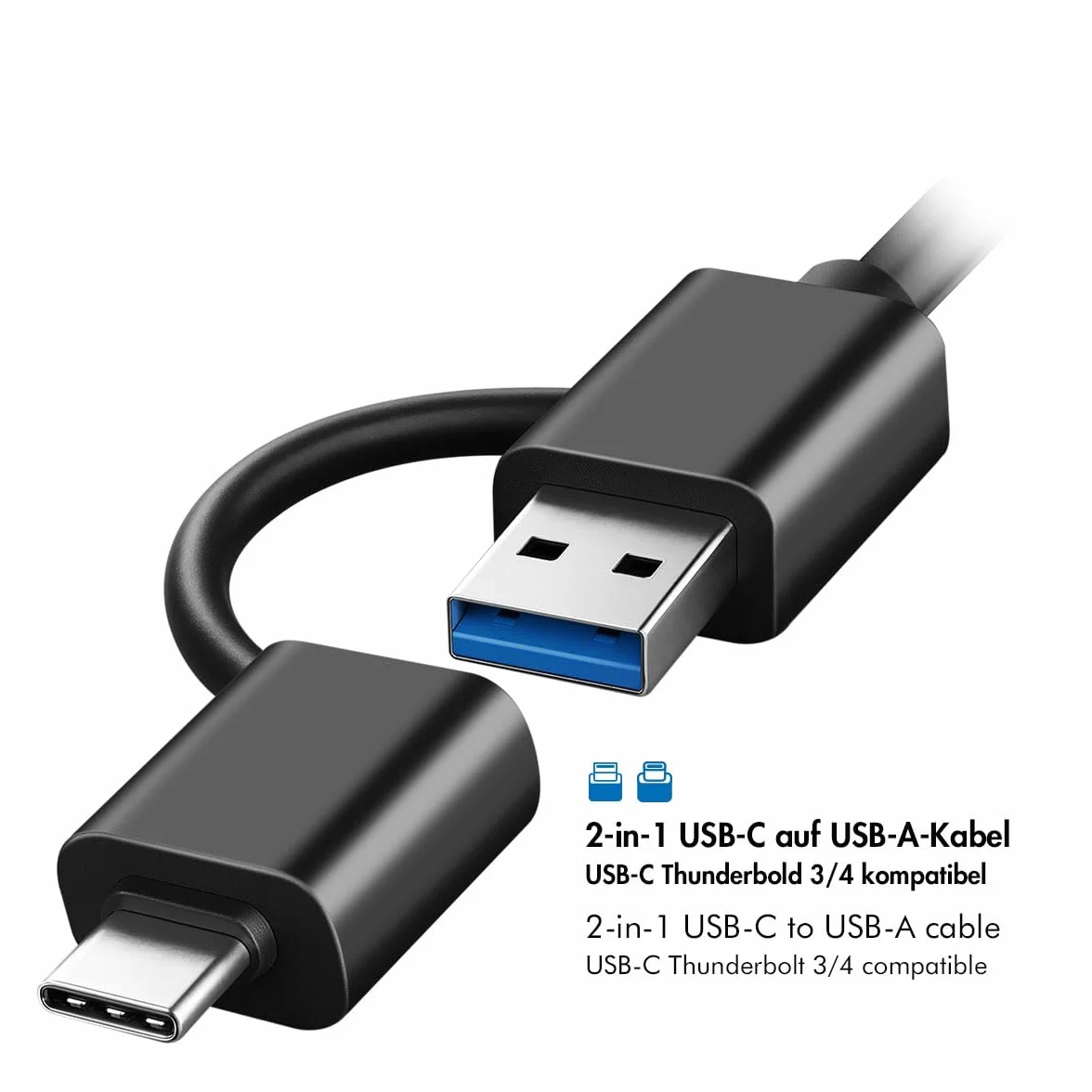 LogiLink USB-C 3.2 Gen1 stacja dokująca do 2,5" i 3,5" SATA HDD/SSD RGB Thunderbolt