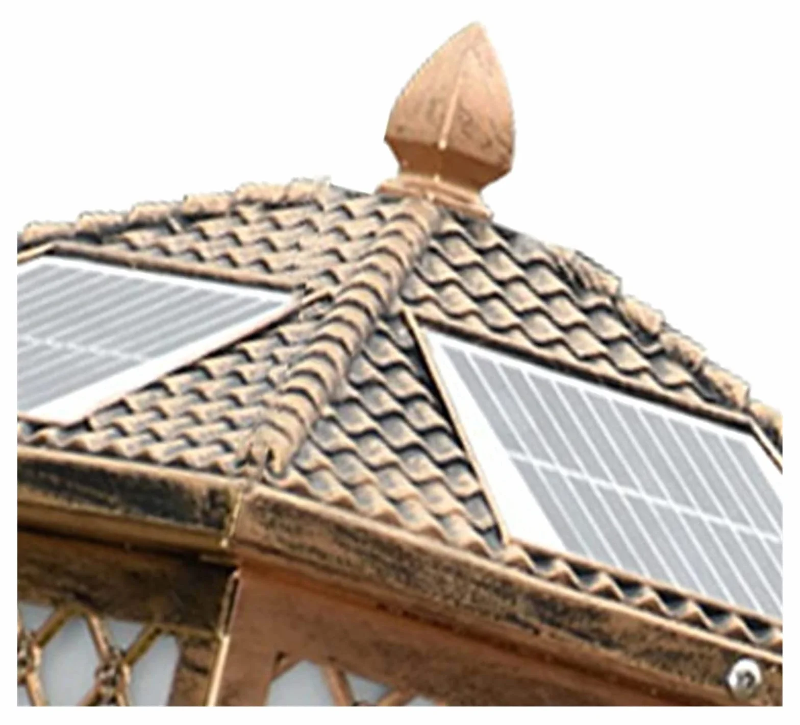 Lampy Zewnętrzne Na Słupach Oświetleniowych, Oświetlenie Dziedzińca, Lampa Solarna Na Słupku, Lampa Zewnętrzna, Słupek, Lampa Słupkowa, Lampa Ogrodzeniowa, Lampa Słupkowa(Jeden Kolor-Wysokość 46 Cm)