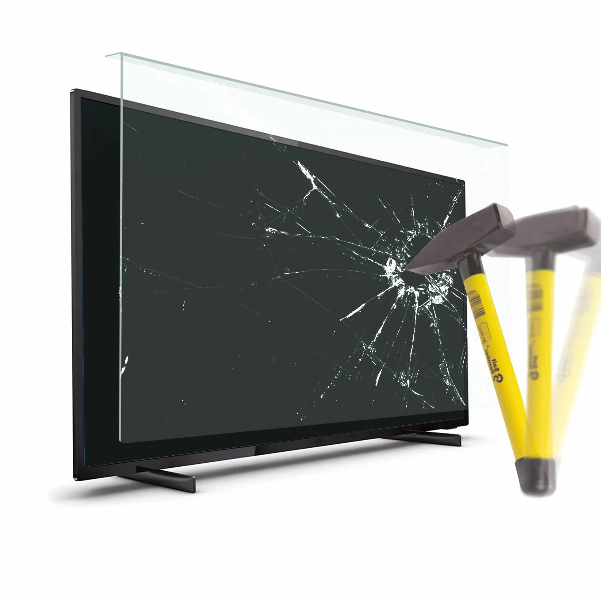 VENTON Ochraniacz na ekran TV 165 cali (65 cali), folia telewizyjna do LCD, LED, 4K OLED i QLED, ochrona HDTV
