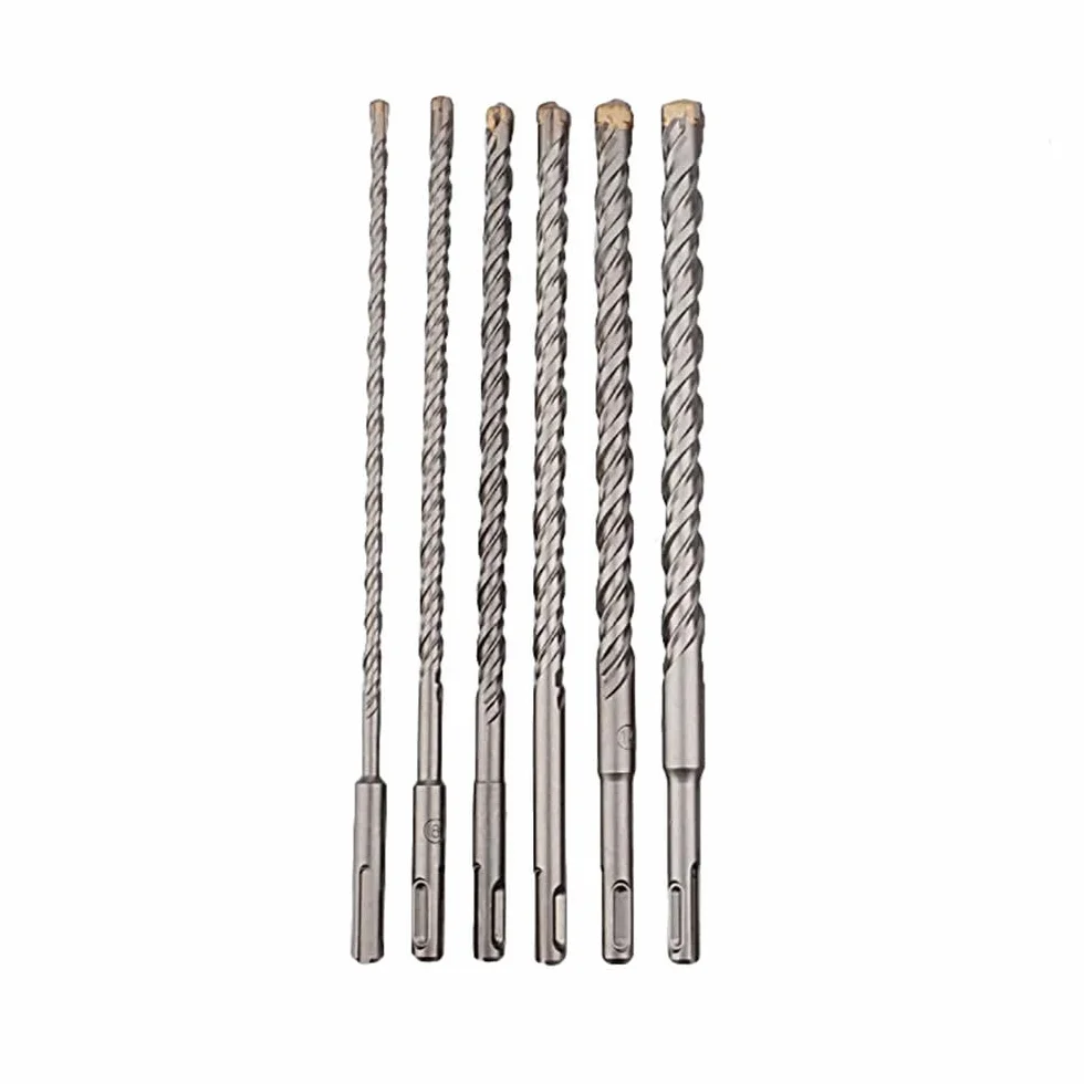 Zestaw wiertła obrotowego SDS Plus， Wiertło do muru SDS Plus, udarowe z końcówką krzyżową TC, 6-12x110-210 mm betonowy kamień ścienny z cegły | 10mm,110mm