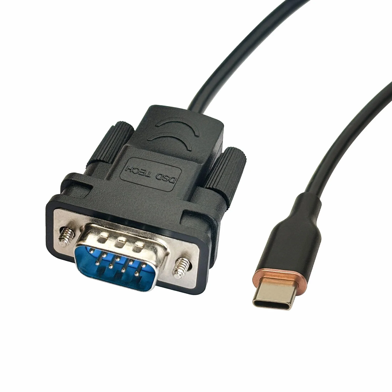 DSD TECH SH-RS232M Kabel szeregowy USB-C na RS232 DB9 z chipem FTDI do Windows Linux Mac