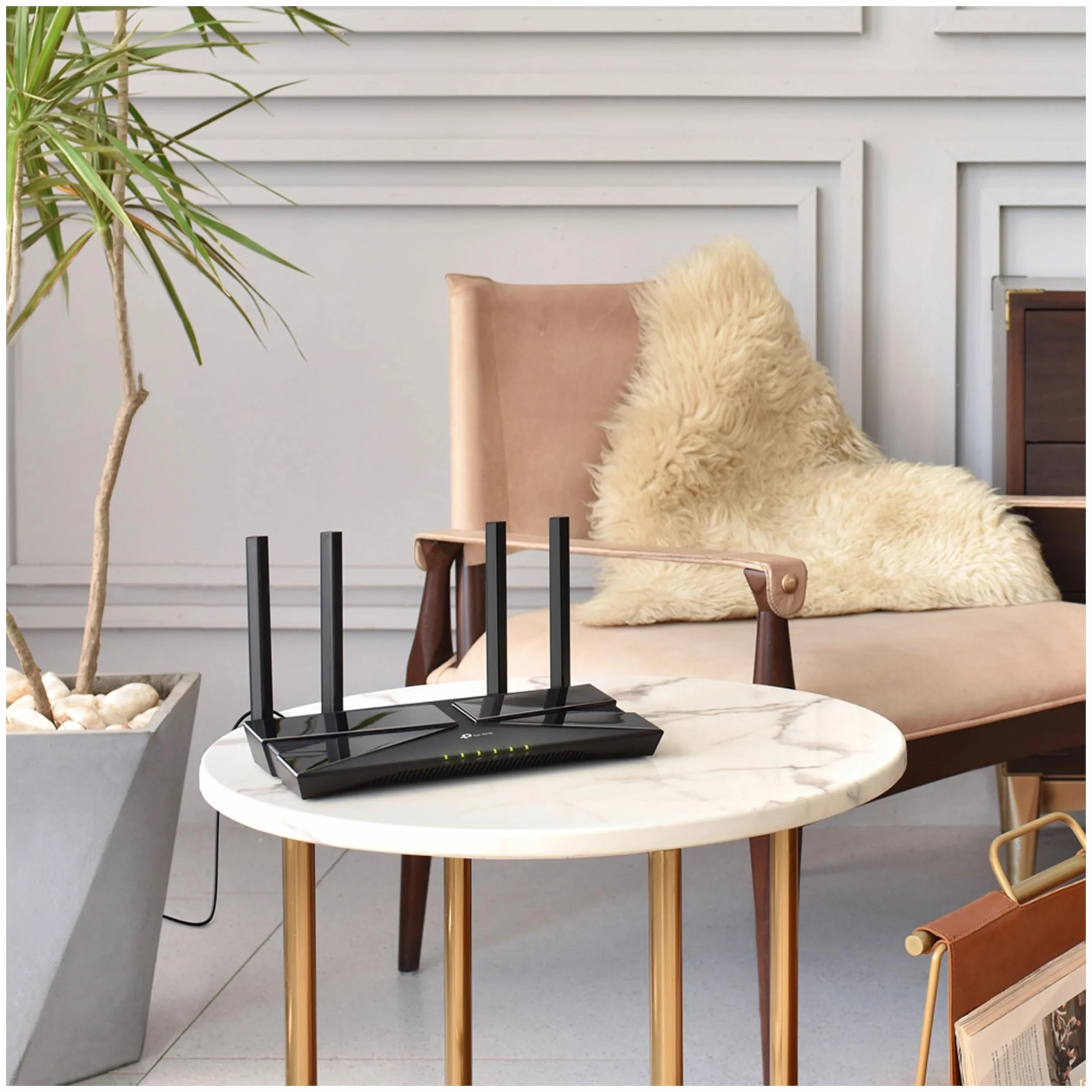 TP-Link Archer AX23 Router WiFi 6 AX1800 Dwupasmowy 5 GHz 2.4 GHz 4 anteny Gigabit OneMesh Czarny