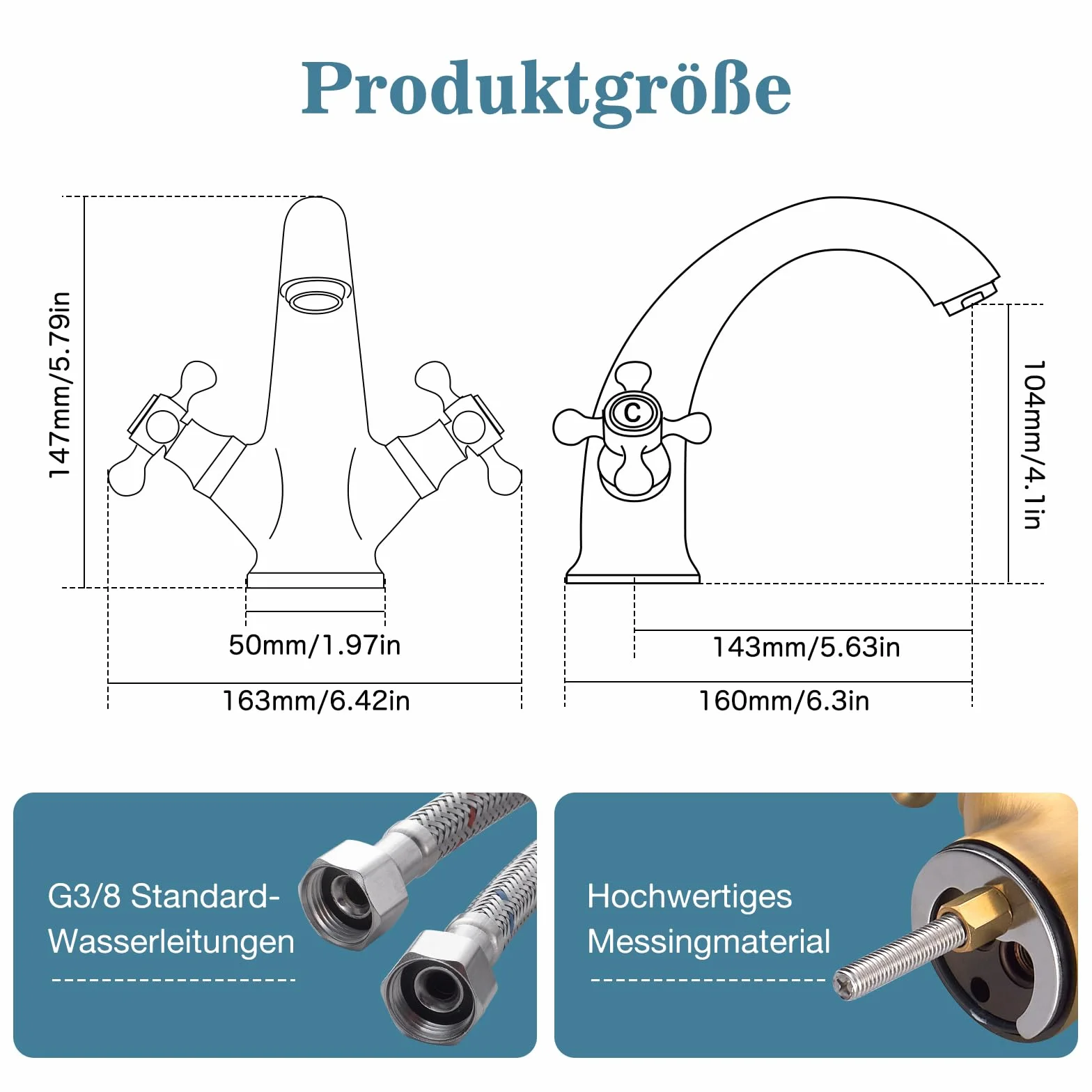 Bateria umywalkowa bateria łazienkowa krany umywalkowe crosshead baterie umywalkowe mosiądz