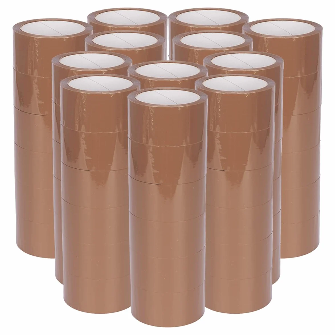 72 x taśma klejąca brązowa cicho rozwijana, 50 mm x 66 mb taśma pakowa taśma pakowa taśma klejąca