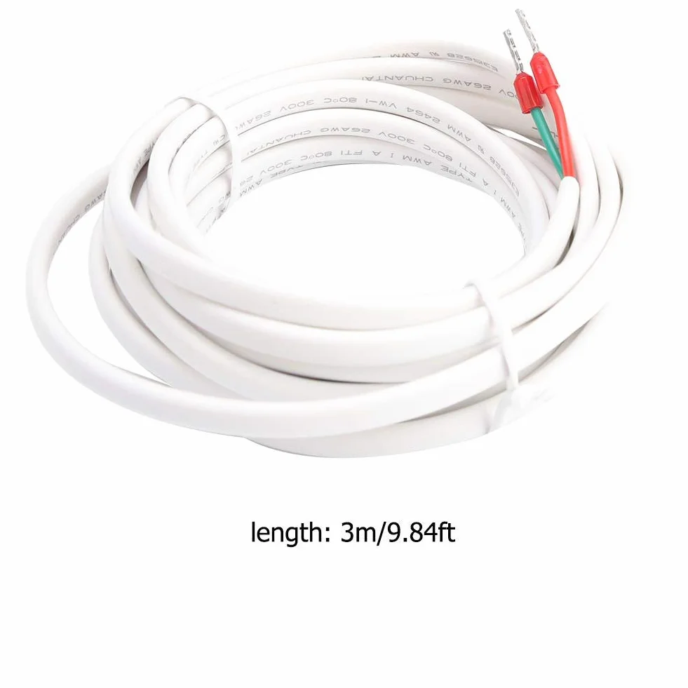 Nikou 3 metry czujnik temperatury podłogi, czujnik, czujnik temperatury, kabel czujnika, ogrzewanie podłogowe, termostat, akcesoria