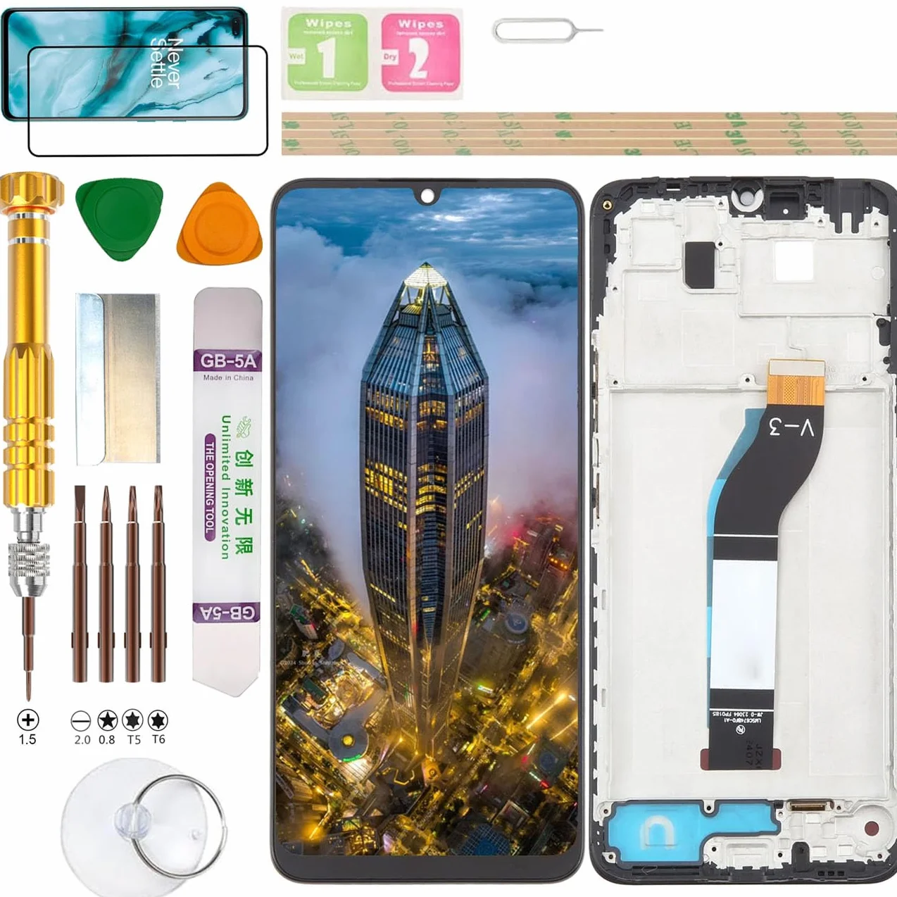 Zespół wyświetlacza LCD do Xiaomi Redmi 13C 4G/5G POCO M6 C65 zestaw do wymiany ekranu