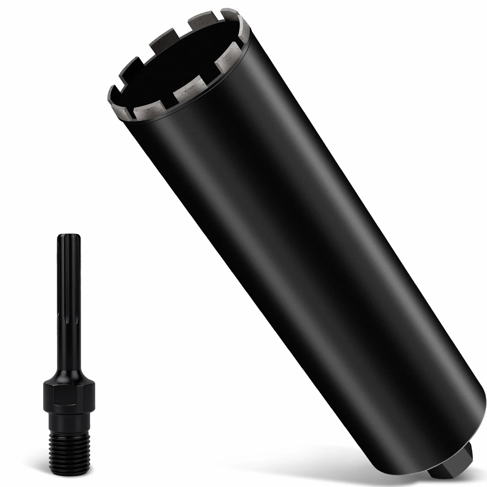 Diamentowa koronka wiertnicza Ø 120 mm z SDS Max, 1 ¼" diamentowa koronka wiertnicza, L 460 mm, pogłębiacz puszek koronka wiertnicza wiertło rdzeniowe wiertło do wiercenia na mokro/sucho, otwornica do