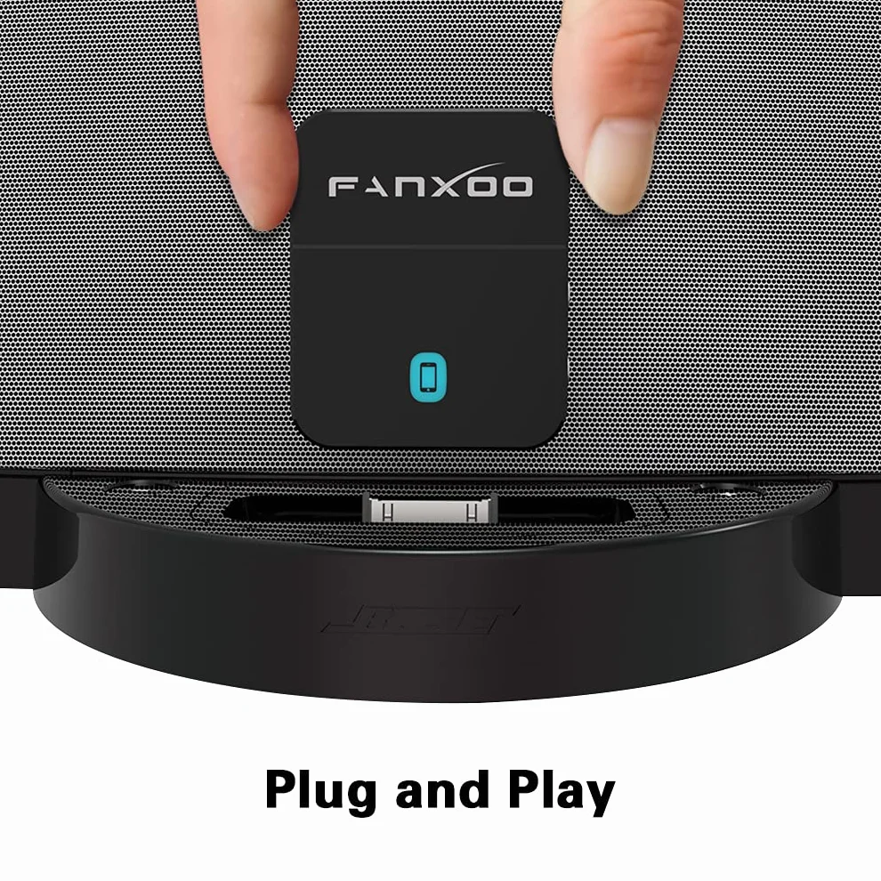 DockPro 30-pinowy adapter Bluetooth 5.3 Kompatybilny z dźwiękiem do iPod iPhone Odbiornik stacji dokującej