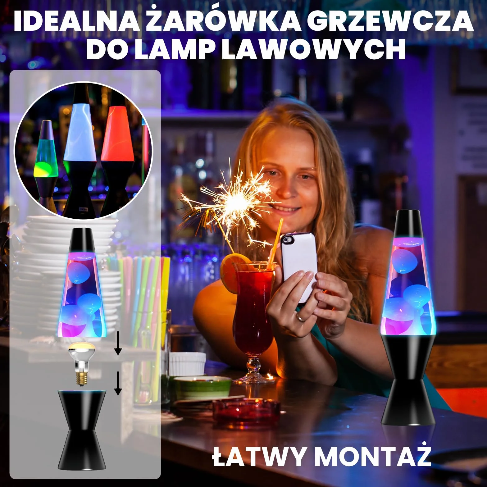 Bonlux 2x R39 42W E14 żarówka lampa lawowa reflektor punktowy żarówki ściemnialne ciepła biel 2700-2800K JEGO mała śruba Edison śruba podstawa 240V do dekoracji