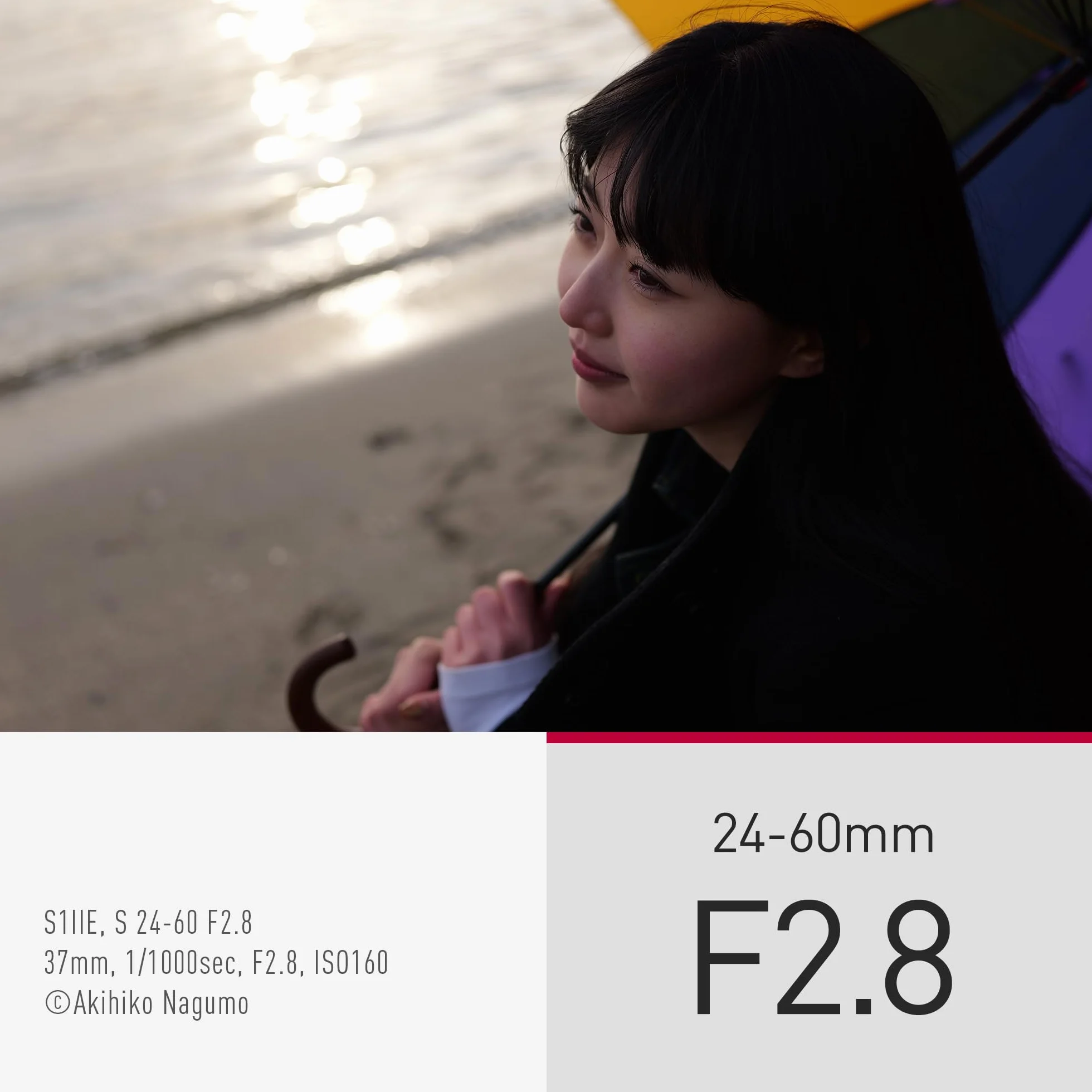 Panasonic LUMIX S-E2460E Obiektyw L-Mount 24-60 mm F2,8 Pełnoklatkowy Zoom Szerokokątny Odporny na Kurz Zachlapania Mróz Czarny