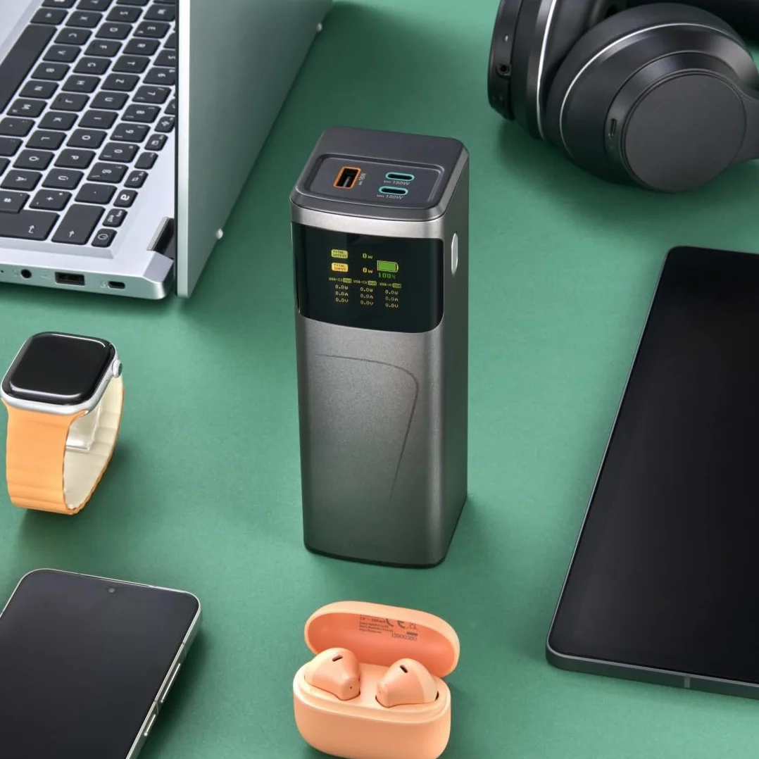 Hama Power Pack 24000mAh 150W Power Bank Szybkie Ładowanie Power Delivery Quickcharge 2xUSB-C 1xUSB-A Kompaktowy Podróżny