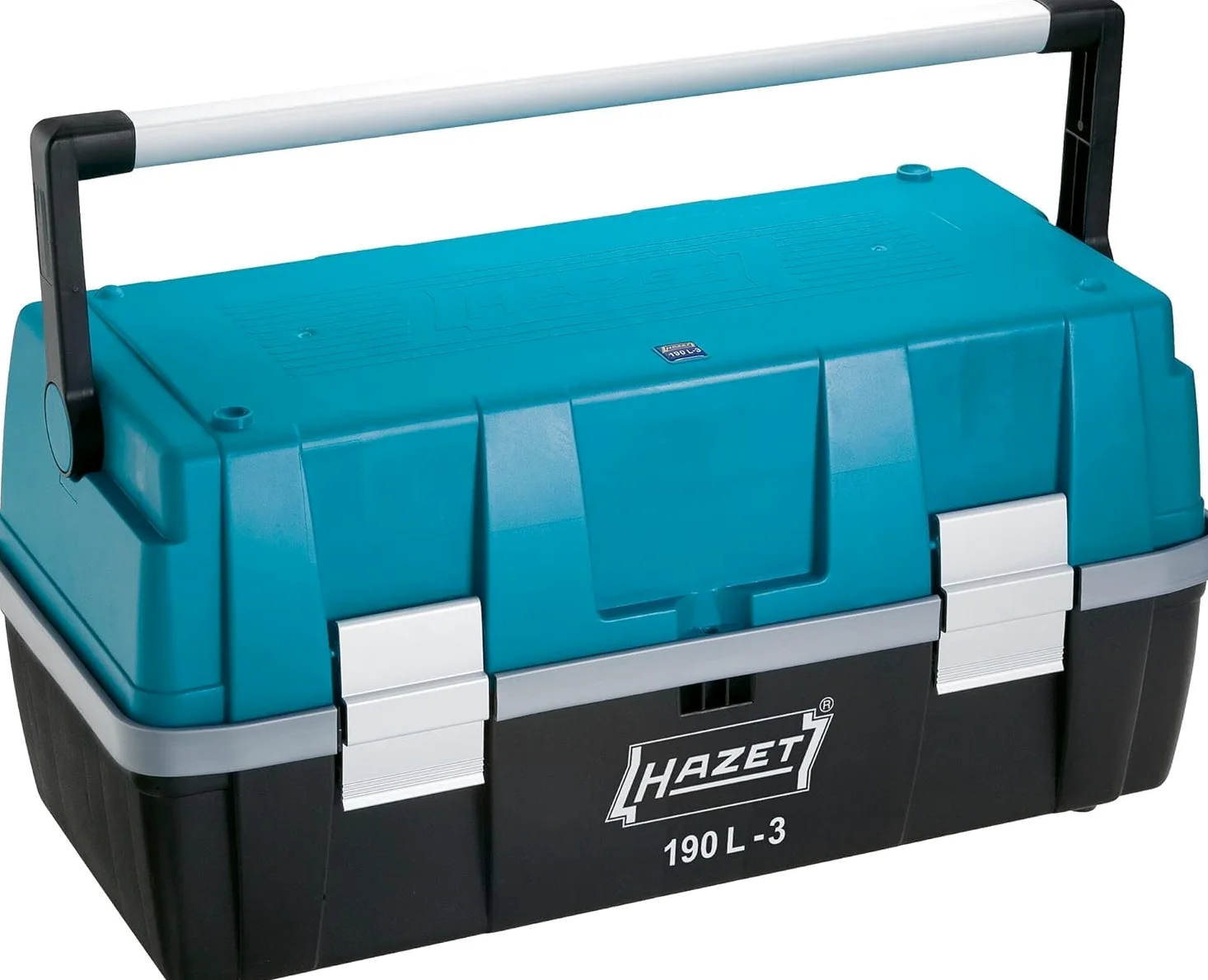 HAZET z tworzywa sztucznego 190L-3 I pusta I 55 x 25 x 27 cm I solidna i wytrzymała skrzynka narzędziowa dla rzemieślników i hobbystów
