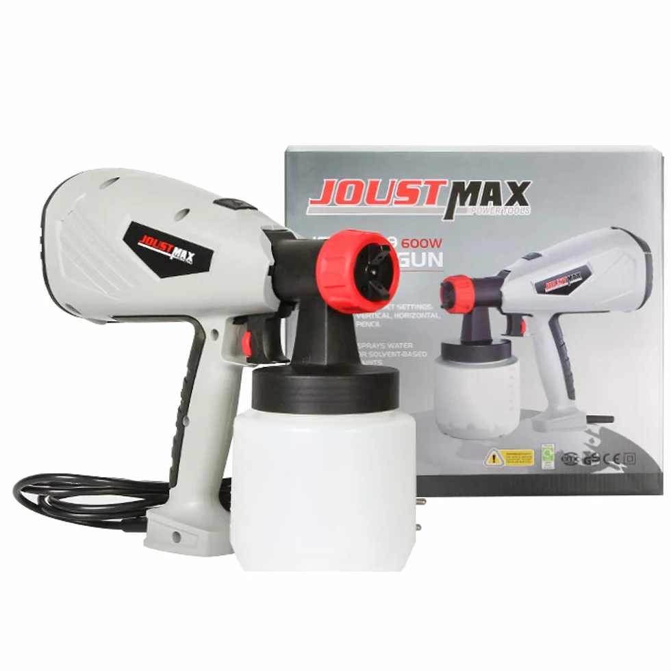 Fayelong Elektryczny 220V 400-600W Pistolet natryskowy do ciast czekoladowych maszyna do piaskowania 800 ml odłączany opryskiwacz (600W)