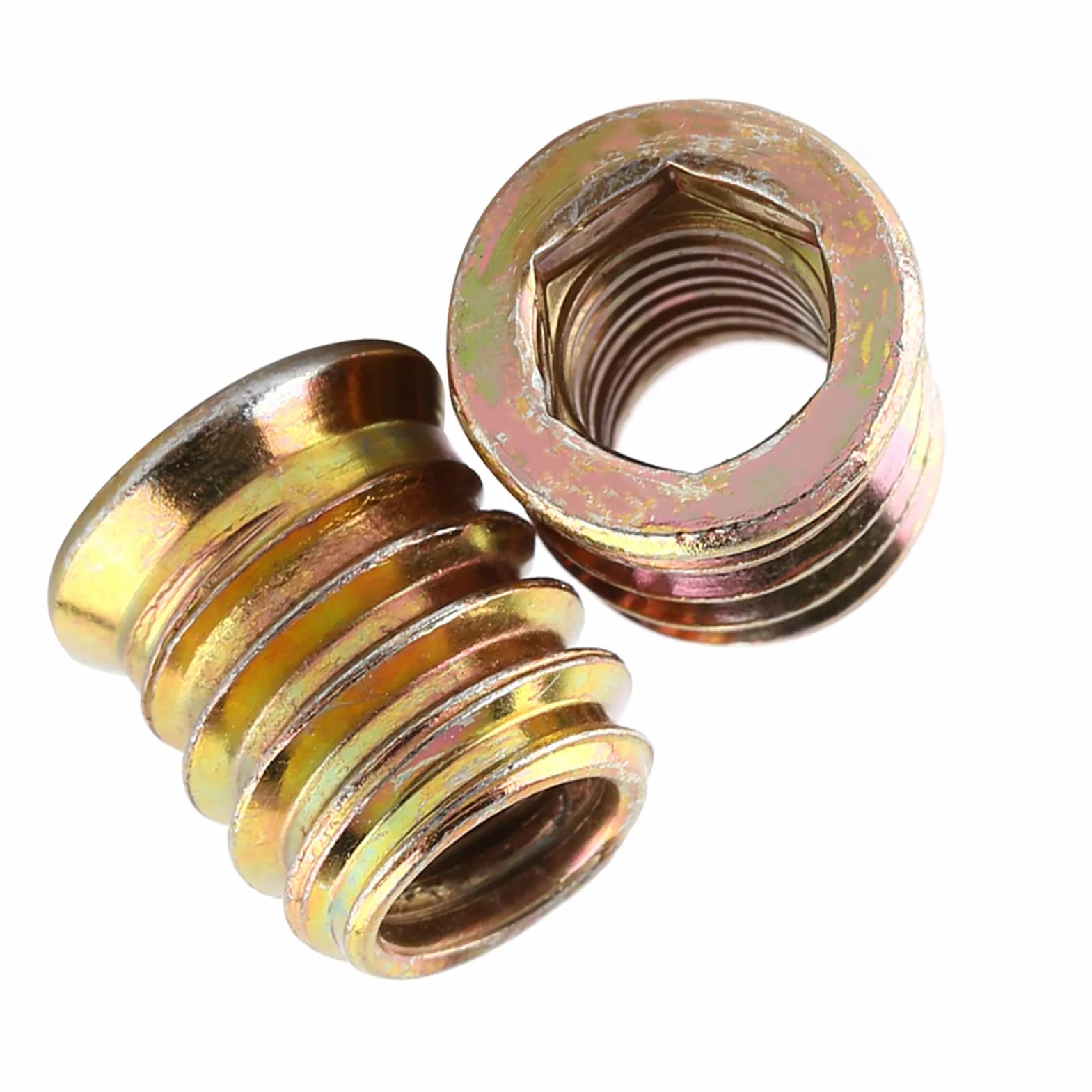 M6/M8/M10 Śruba meblowa z łbem płaskim z zagłbkiem zewnętrznym 20 szt./opakowanie (M8 x 15 mm)