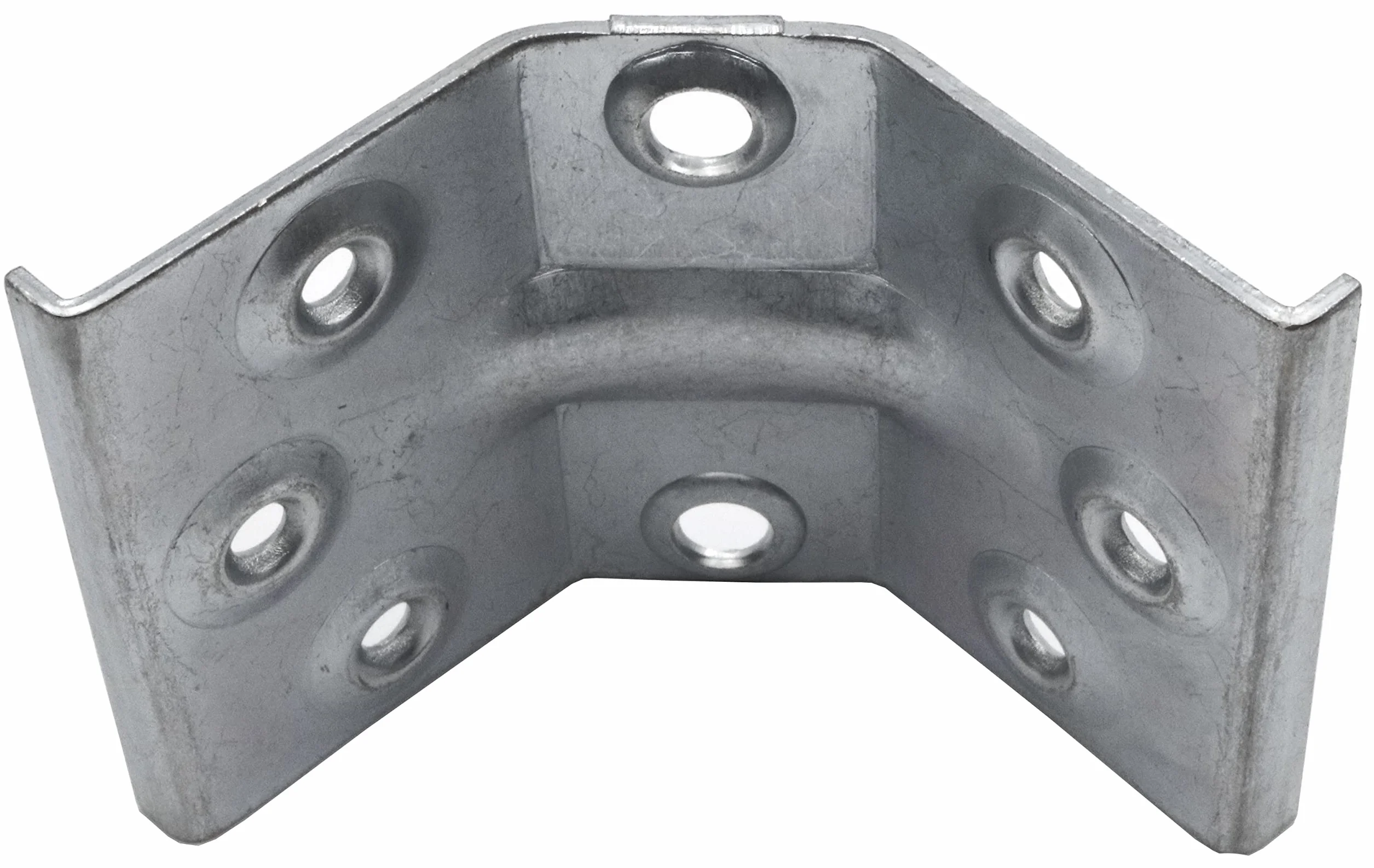 Design61 Zestaw 4 okuć kątowych nóg stołu okucia stołowe stal 103 x 70 mm