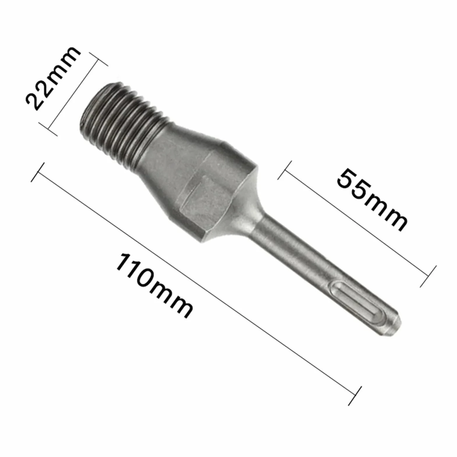 Adapter do wierteł diamentowych M22, uchwyt SDS, wiertło diamentowe do wiercenia na sucho i na mokro, SDS Plus, 1 szt. (Conjoined SDS plus)
