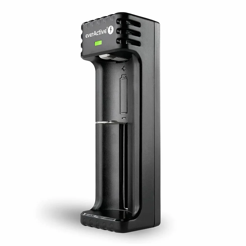 everActive Ładowarka LC-100 do akumulatorów litowo-jonowych 18650 micro USB czarna