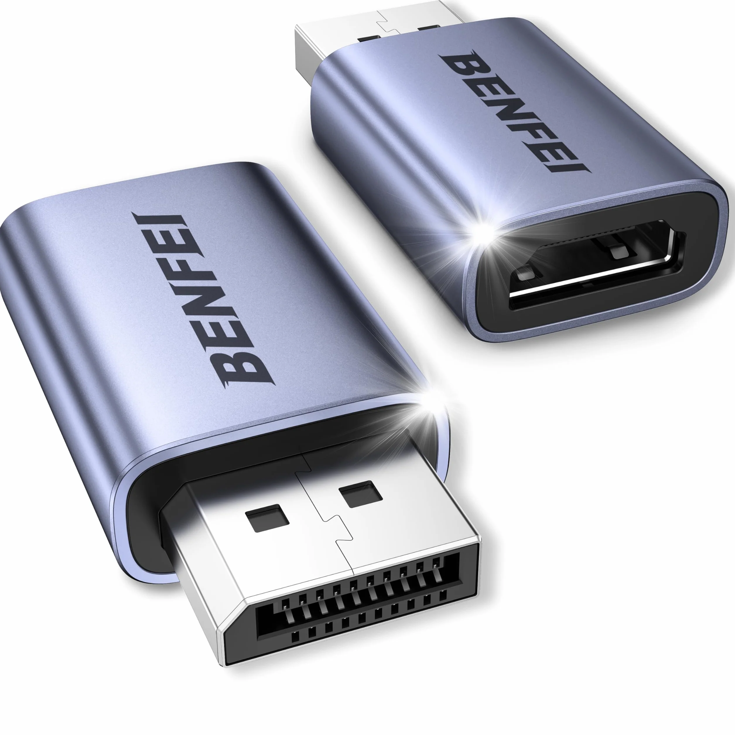 BENFEI Adapter DisplayPort na HDMI 4K 2-pak, konwerter DP 1.2 na HDMI 1.4