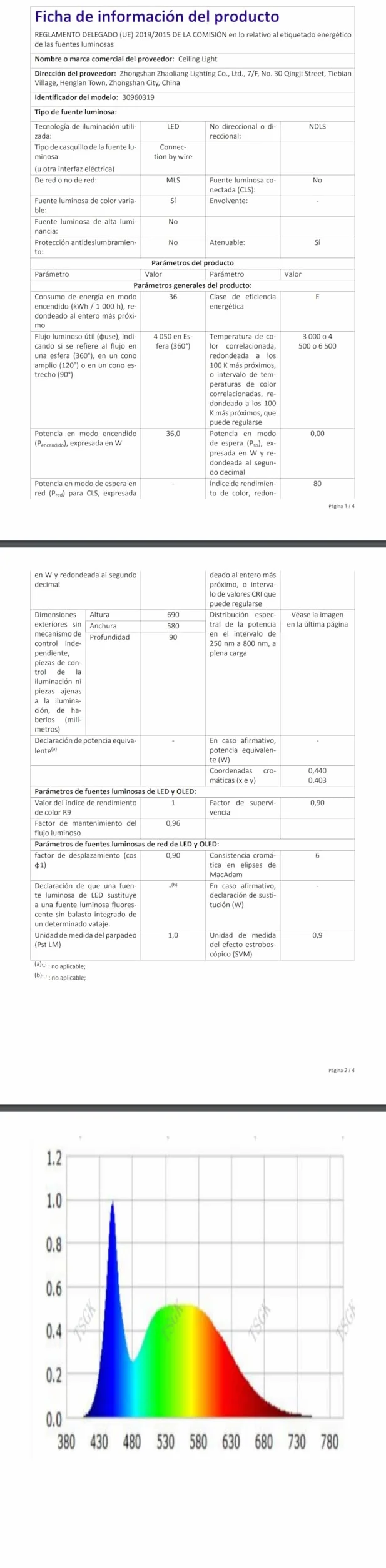 Comely Regulowany Plafon LED, 36W Nowoczesna Oprawa Sufitowa Z Pilotem/3000K-6500K, 4 Pierścienie Okrągła Złota Lampa Sufitowa Do Salonu Sypialni Jadalni, 69 CM
