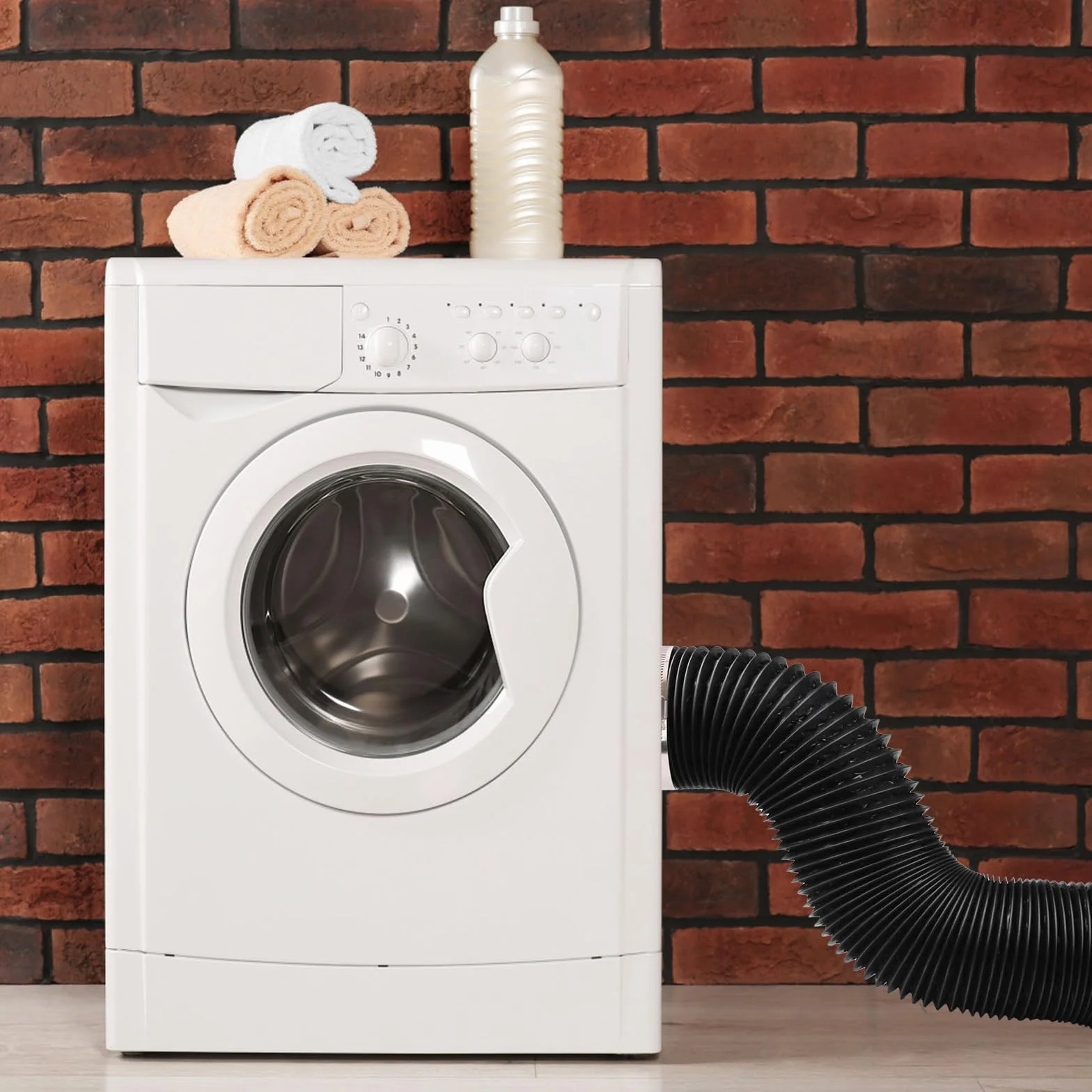 Wąż powietrza wylotowego 100 mm, 3 m, aluminiowy wąż wentylacyjny, rura wylotowa PCW, elastyczny wąż powietrza do przenośnych klimatyzatorów HVAC, suszarki, wentylatora wyciągowego, z 2