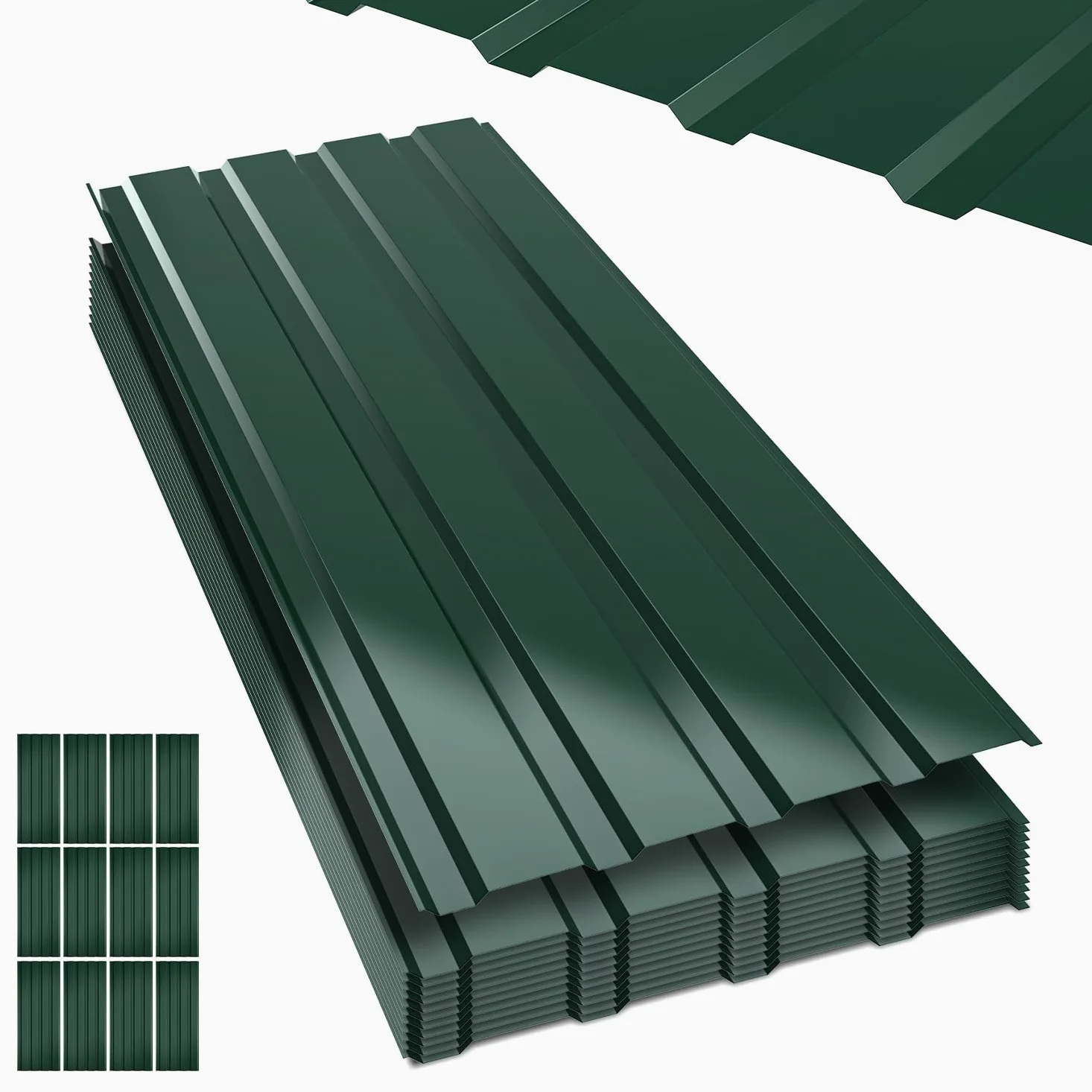 24 x blacha trapezowa 115 x 45 cm = 12,42 m² – 0,25 mm, gładka powierzchnia blacha dachowa, blachy falistej do dachu, altany ogrodowej, garażu, szopy, odporna na warunki atmosferyczne