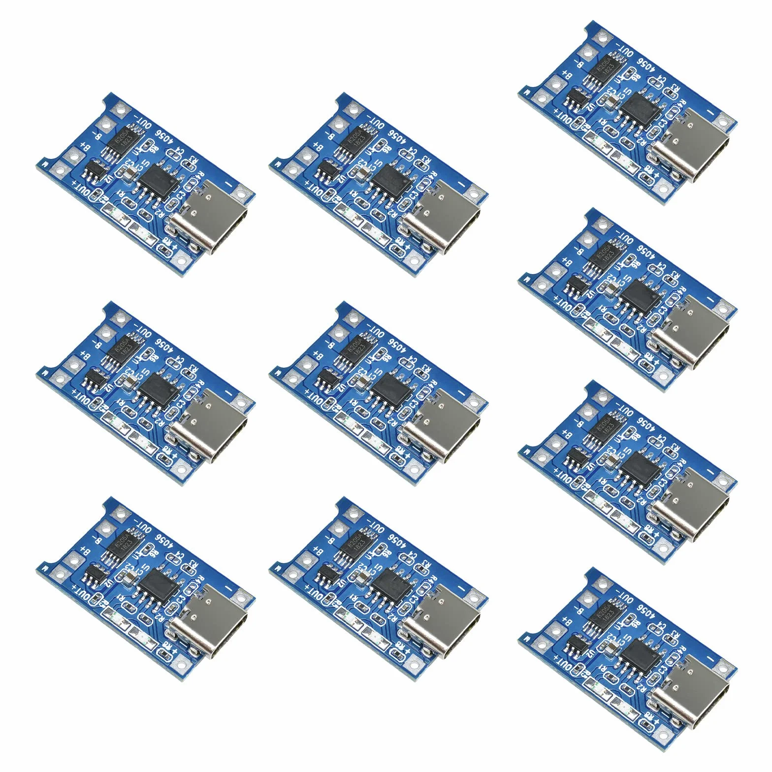 Aideepen TC4056 Typ-C USB-C 5V 1A 18650 LiIon Ładowarka moduł z podwójnymi funkcjami ochrony