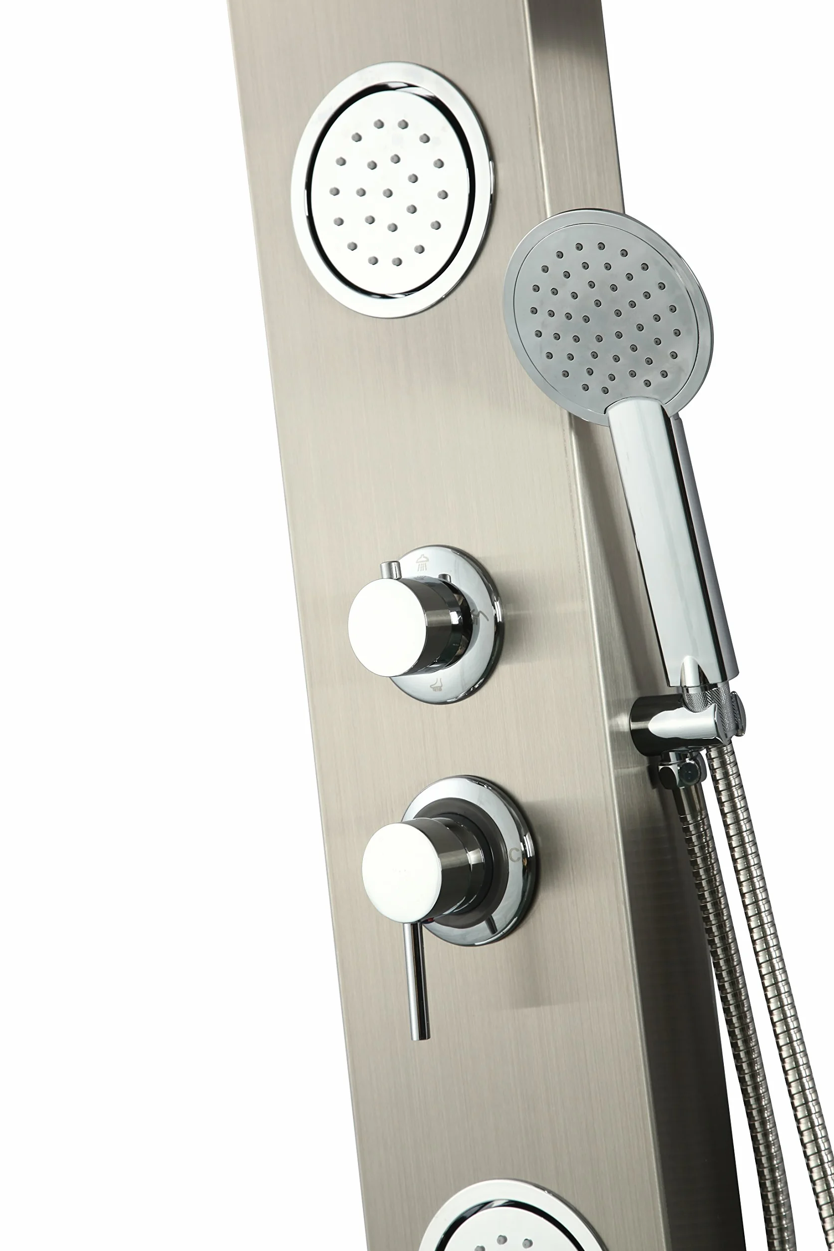 DP panel prysznicowy do wanny z dyszami, model Lanzarote Chrome