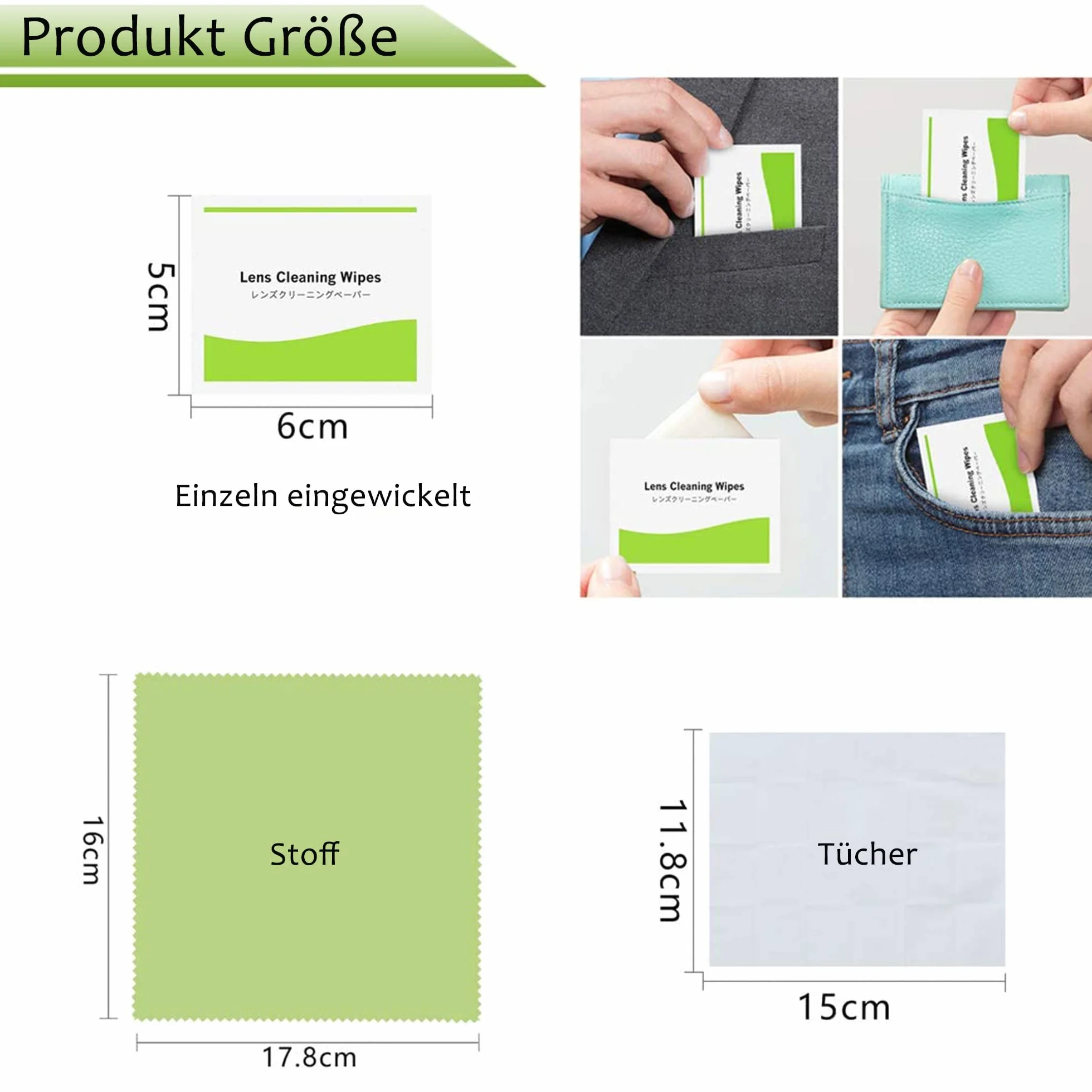 EOTW Design Chusteczki do czyszczenia ekranów, pojedynczo pakowane, do telefonów komórkowych, monitorów, laptopów, iPadów, telewizorów, klawiatur, 120 sztuk