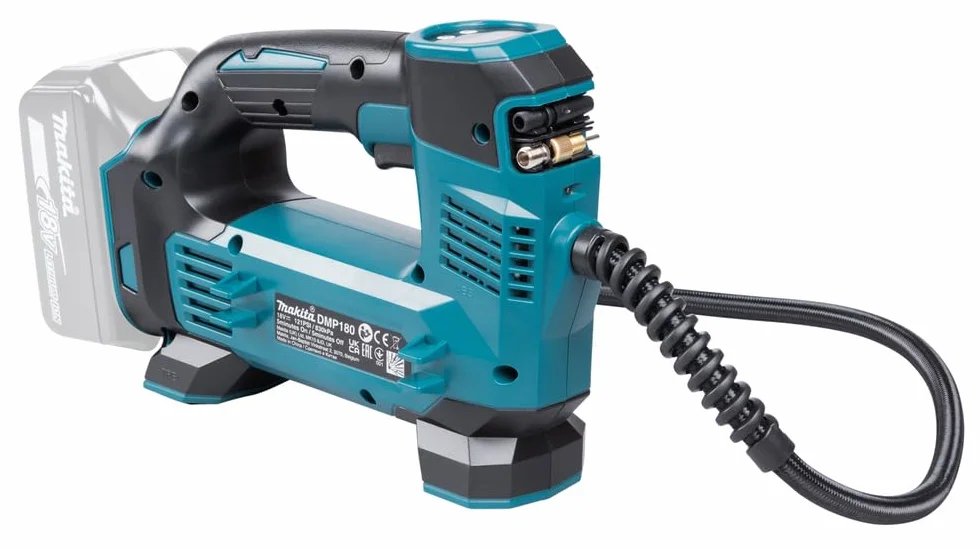 Makita DMP180Z Kompresor, Niebieski/Czarny, 12 l