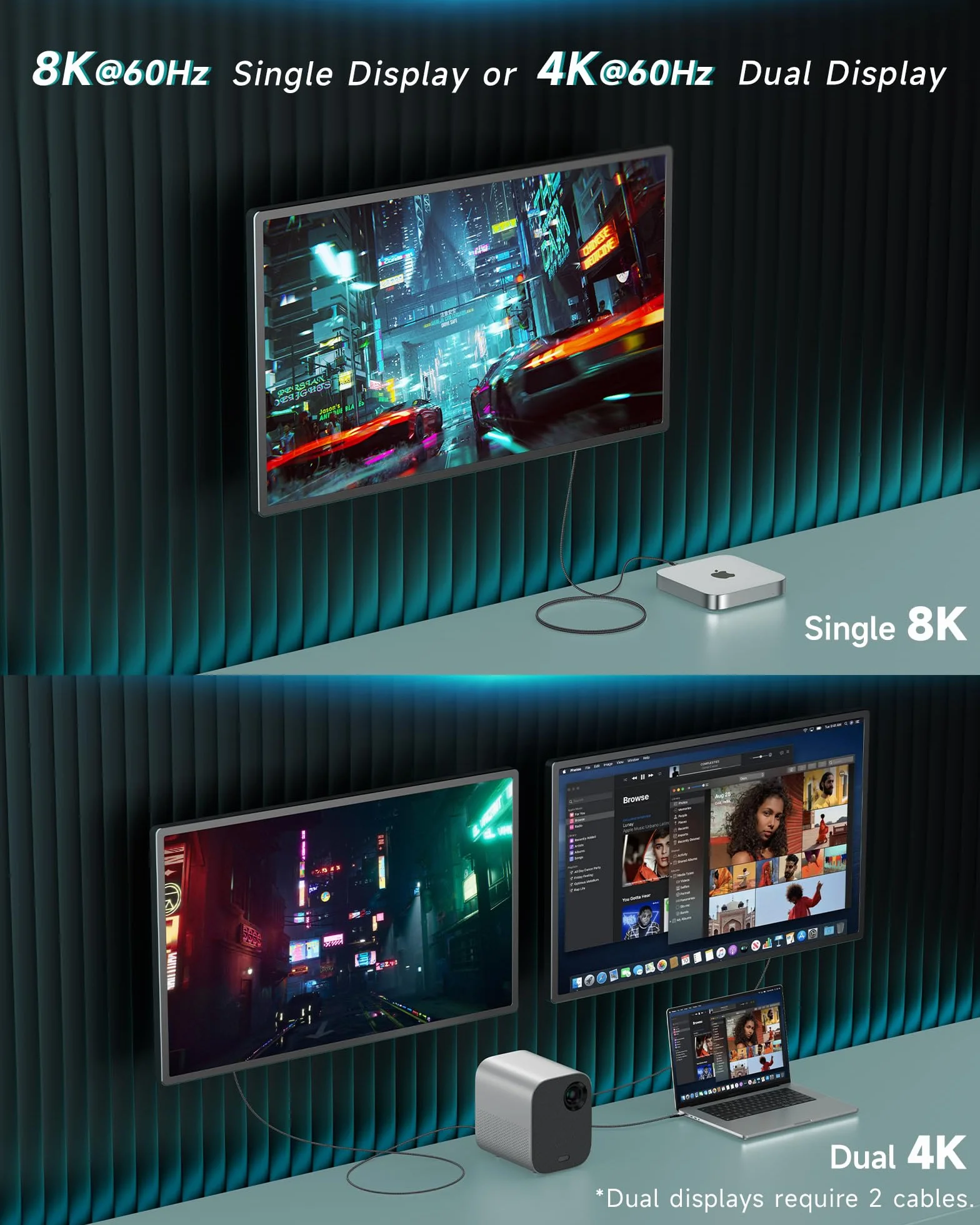 RAVIAD Kabel USB-C na USB-C 1M, 240W 20Gbps USB-C 3.2 Gen2x2 – kabel danych, szybkie ładowanie PD 3.1, transmisja wideo 8K@60Hz/4K@60Hz, kompatybilny z iPhone 17/16/15, Galaxy S25/S24/S23, MacBook