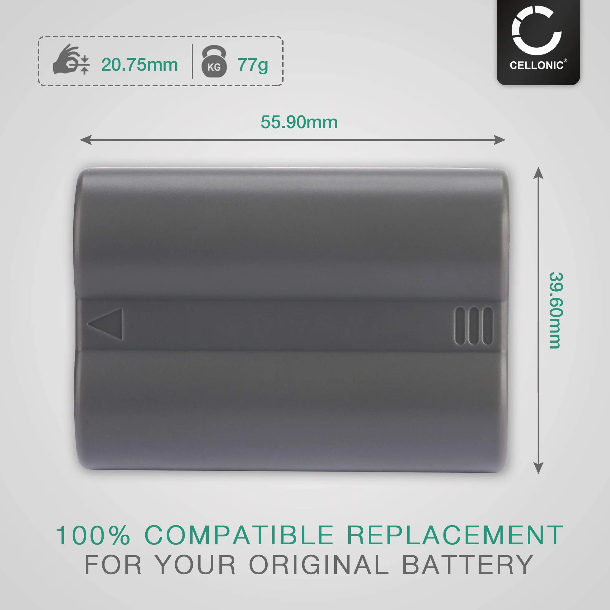 CELLONIC® Wymienna bateria EN-EL3e 1600mAh do Nikon D50 D70s D80 D90 D200 D300 D300S Kamera akcji kamery