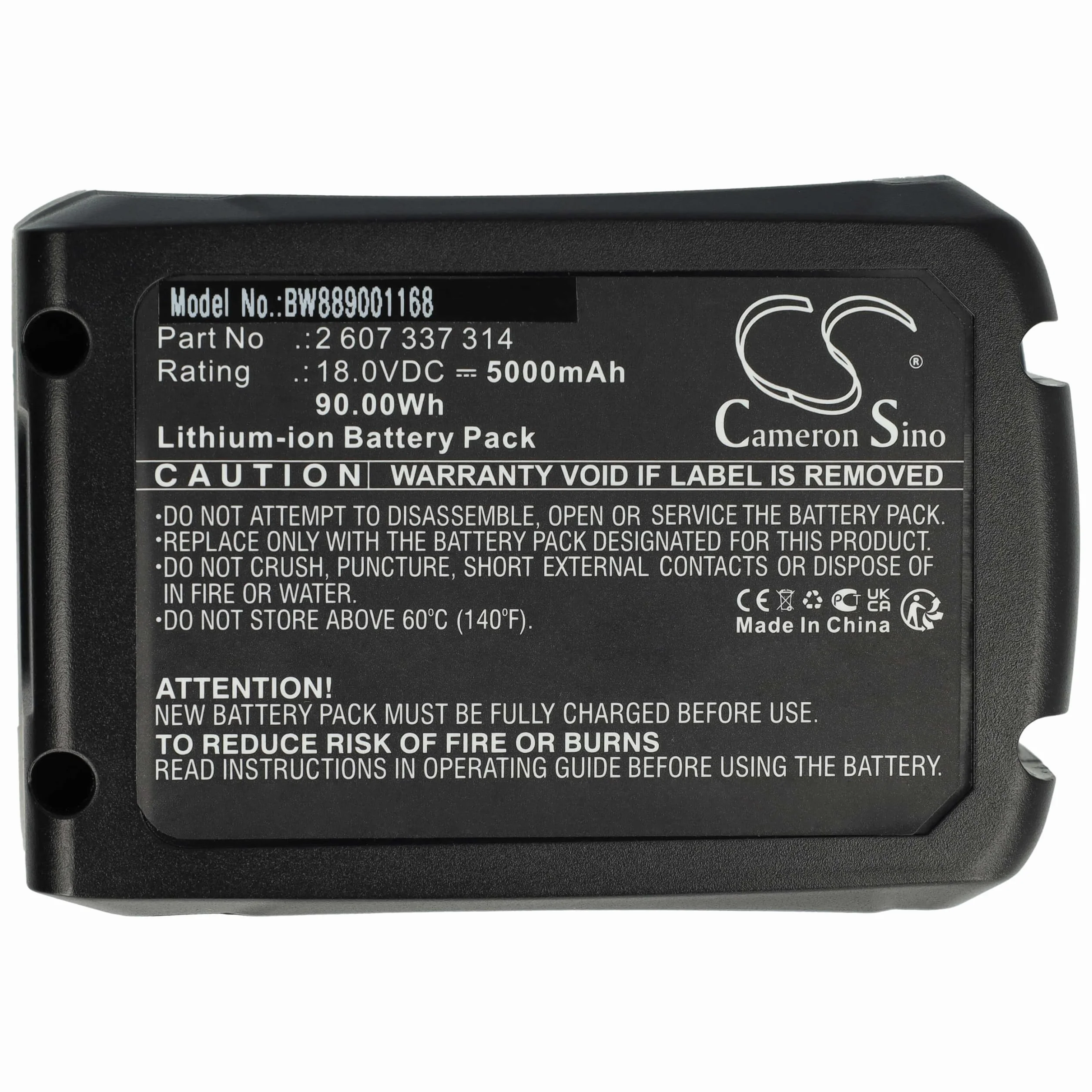 vhbw Akumulator kompatybilny z Bosch Easygrasscut 18V-230, 18V-26, Easyimpact 18V-40, Easymower 18V-32-200 (5000 mAh, 18 V, litowo-jonowy)