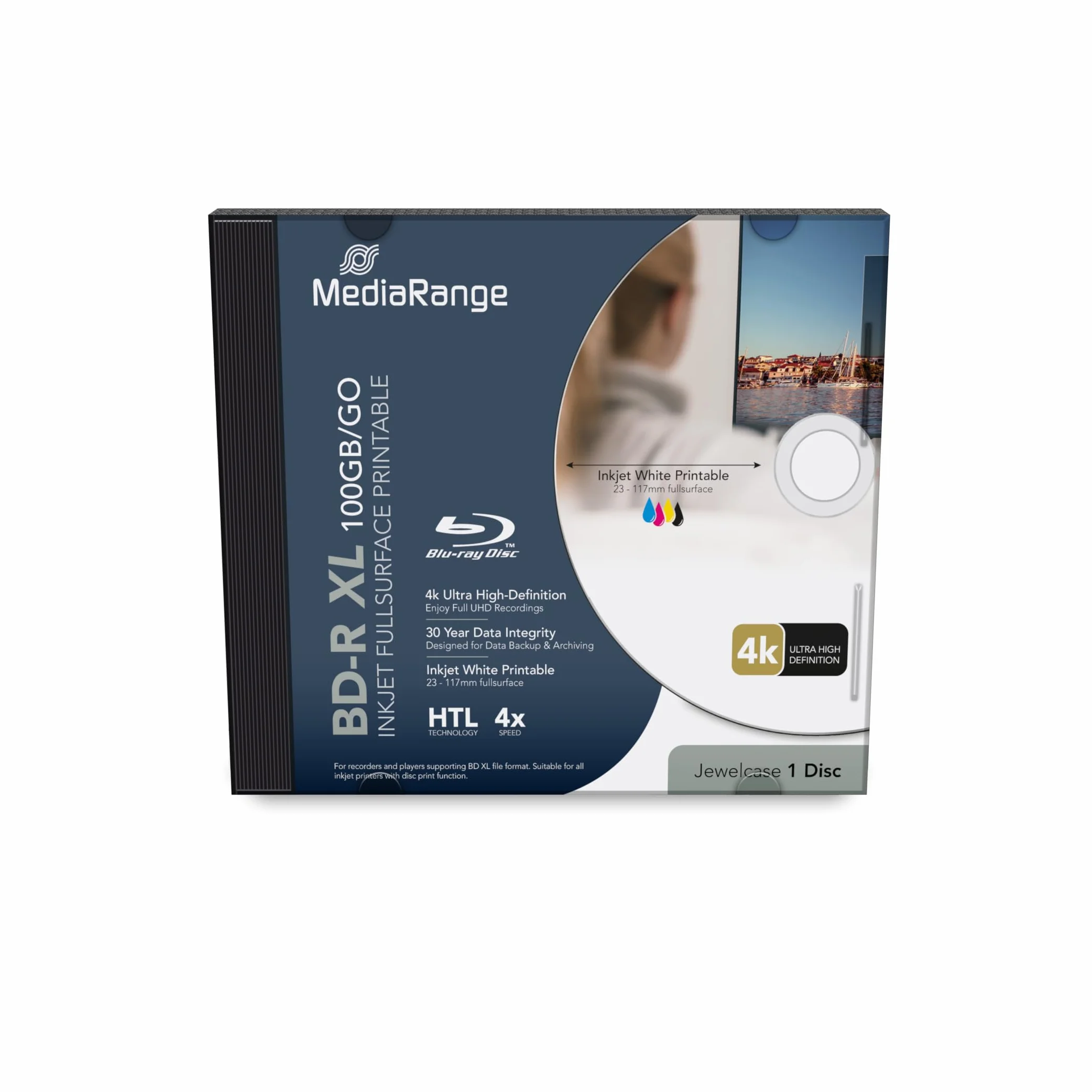 MediaRange BD-R XL 100 GB 4x Full Surface Pojedynczy Dysk