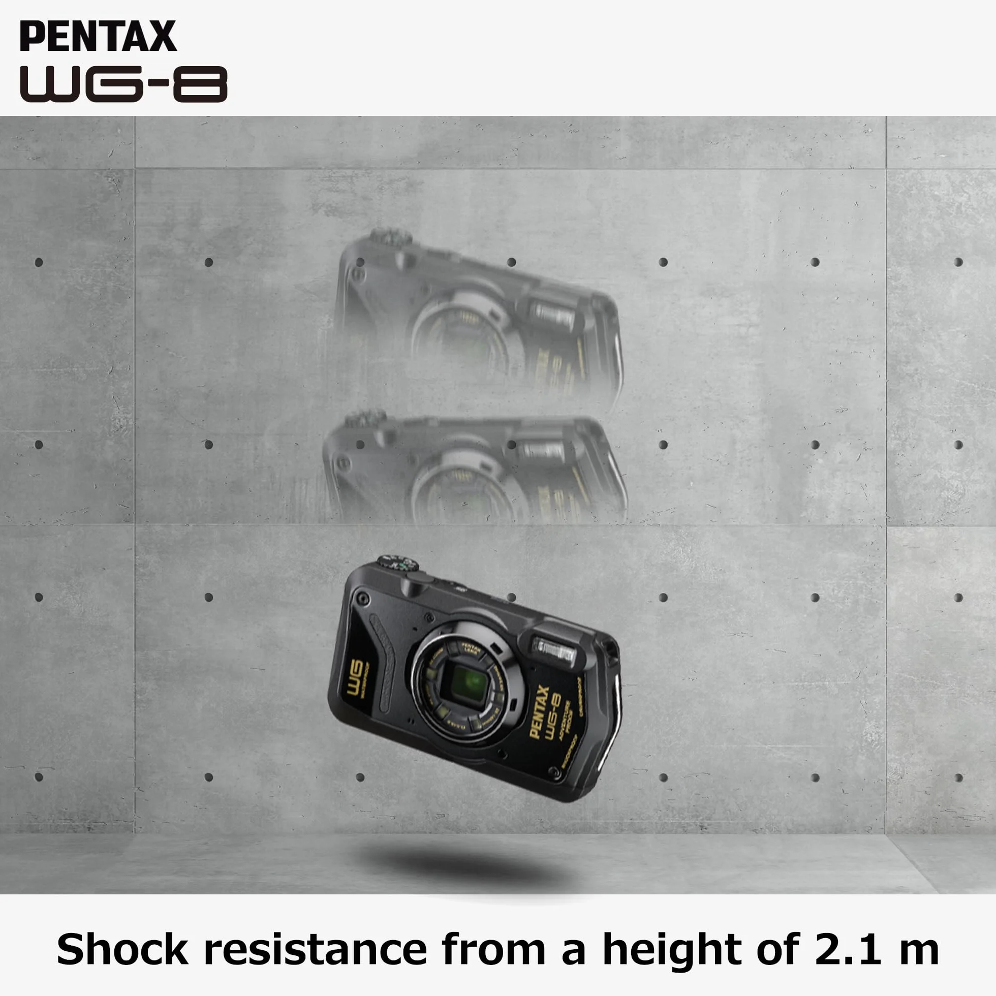 Pentax WG-8 Czarny Aparat Przygodowy Wodoodporny