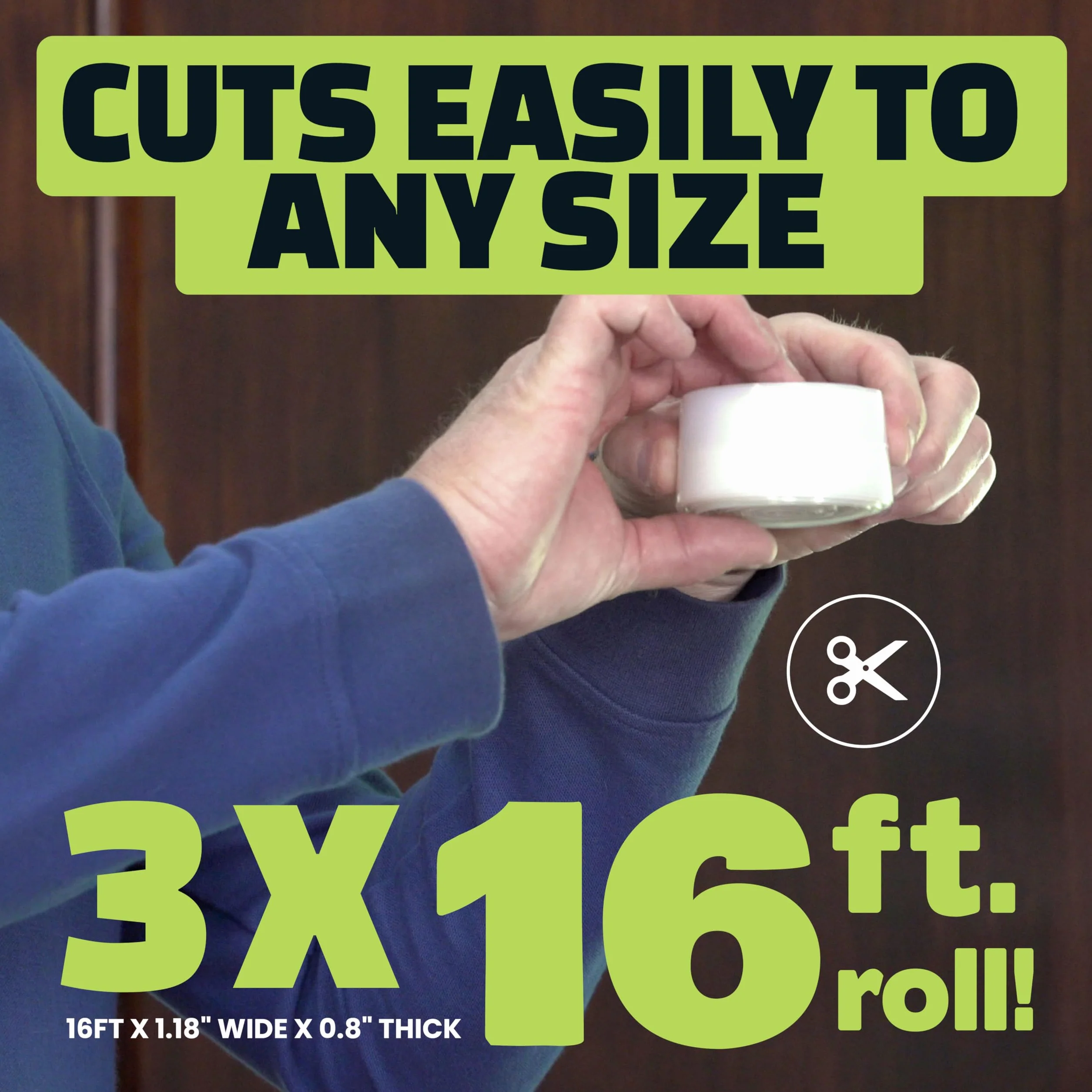 Bell+Howell Alien taśma izolacyjna do uszczelniania przed przeciągiem, przezroczysta silikonowa listwa uszczelniająca drzwi i ogranicznik przeciągów pod drzwi do uszczelki okiennej i dolnej uszczelki