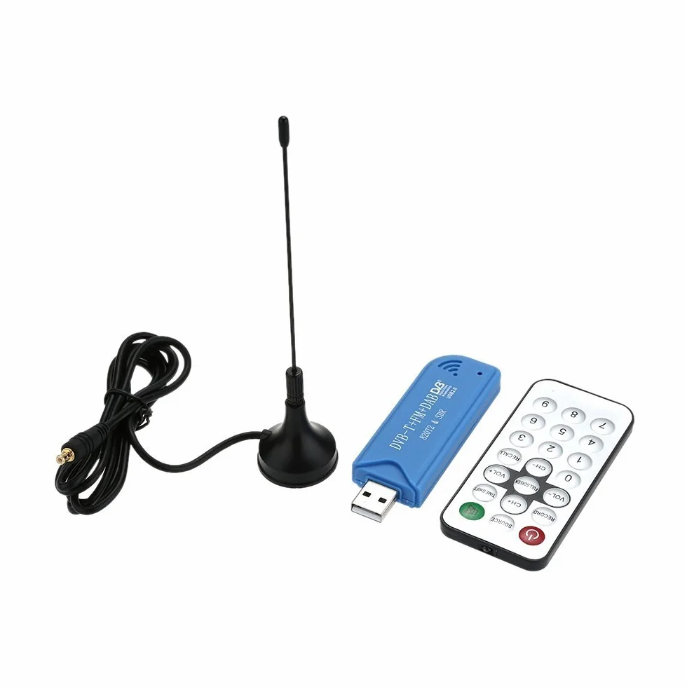 DollaTek Mini przenośny cyfrowy DVB-T+ DAB+ FM RTL2832U R820T2 SDR Tuner USB 2.0