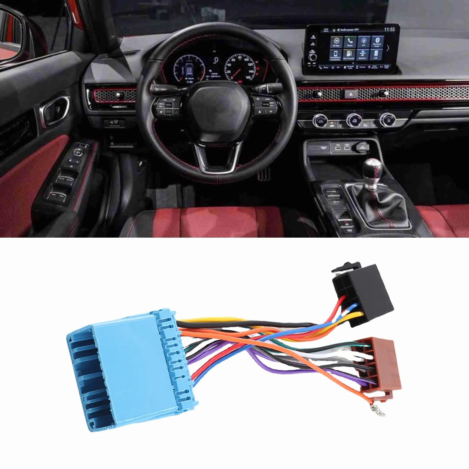 Złącze Głośnikowe ISO Adapter Wiązki Przewodów do Radia Samochodowego Suzuki