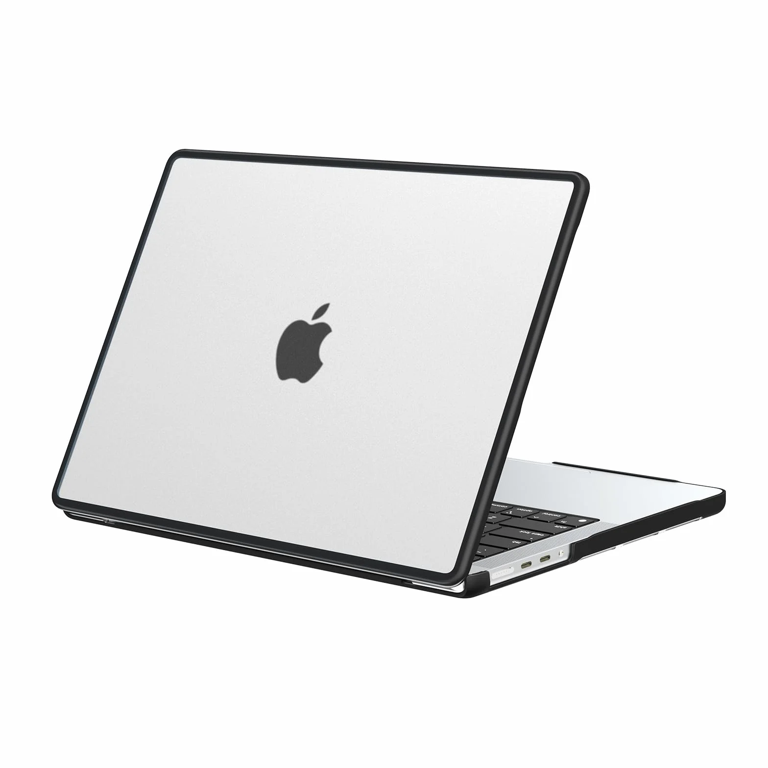 BlueSwan Etui kompatybilne z Macbook Pro 16 cali M5 M4 M3 M2 M1, Ramka TPU + Matowa Osłona PC, Matowe przezroczyste