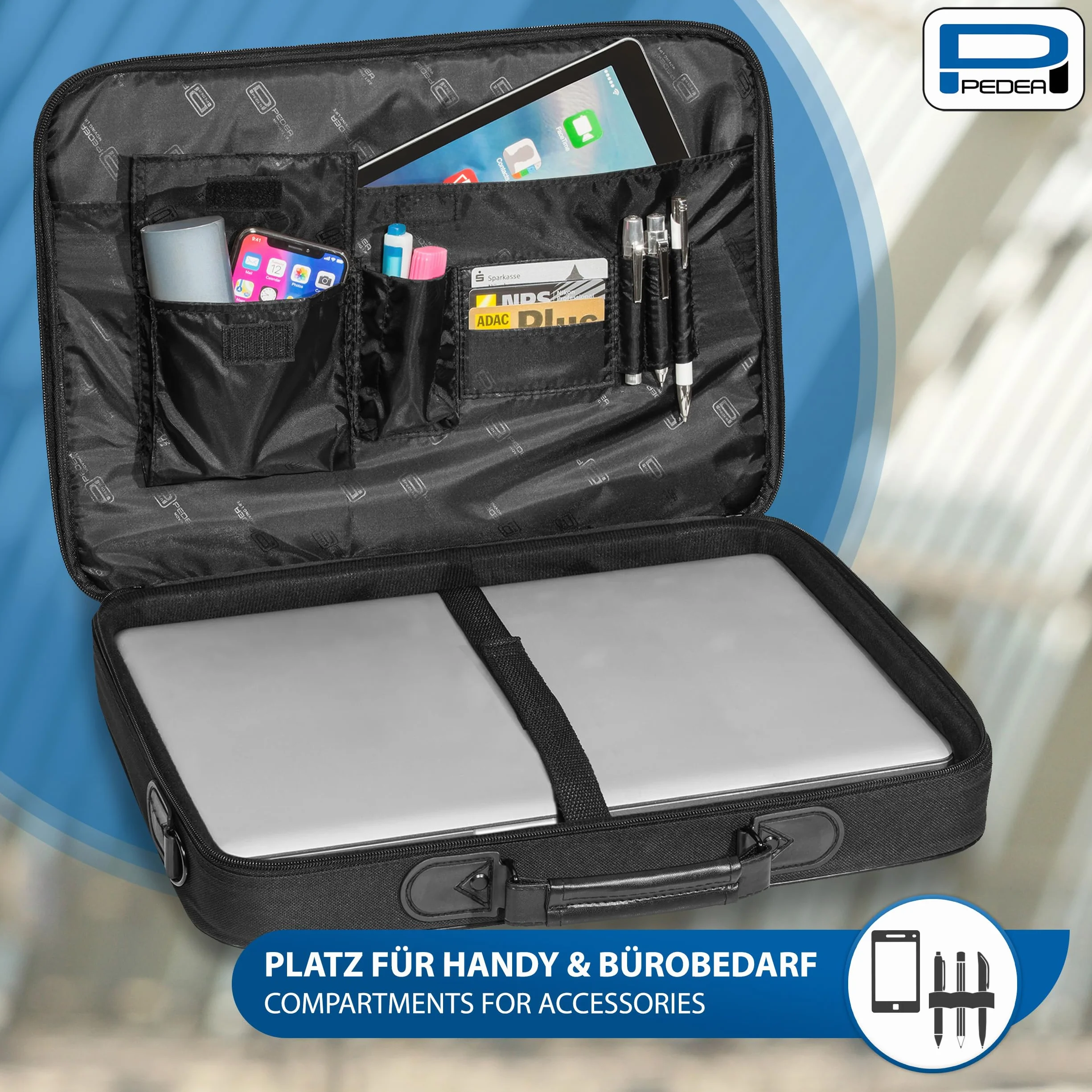 Pedea Torba na laptopa Trendline 18,4 cala (50 cm) czarna
