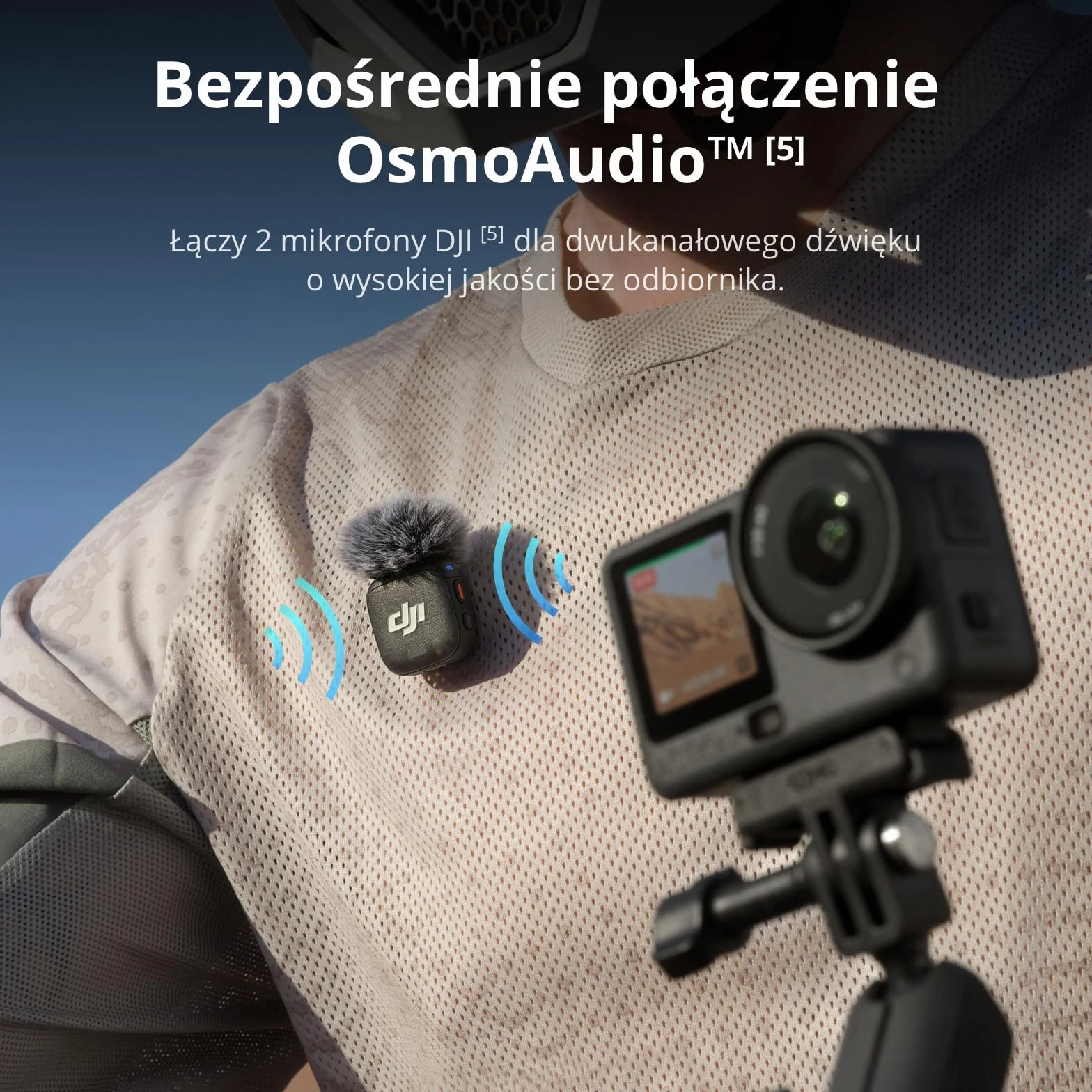 DJI Osmo Action 6 Essential Combo kamera sportowa 8K podwodna matryca 1/1,1″ pamięć 50 GB zmienna przysłona f/2,0–f/4,0 odporna na zimno 4h bateria