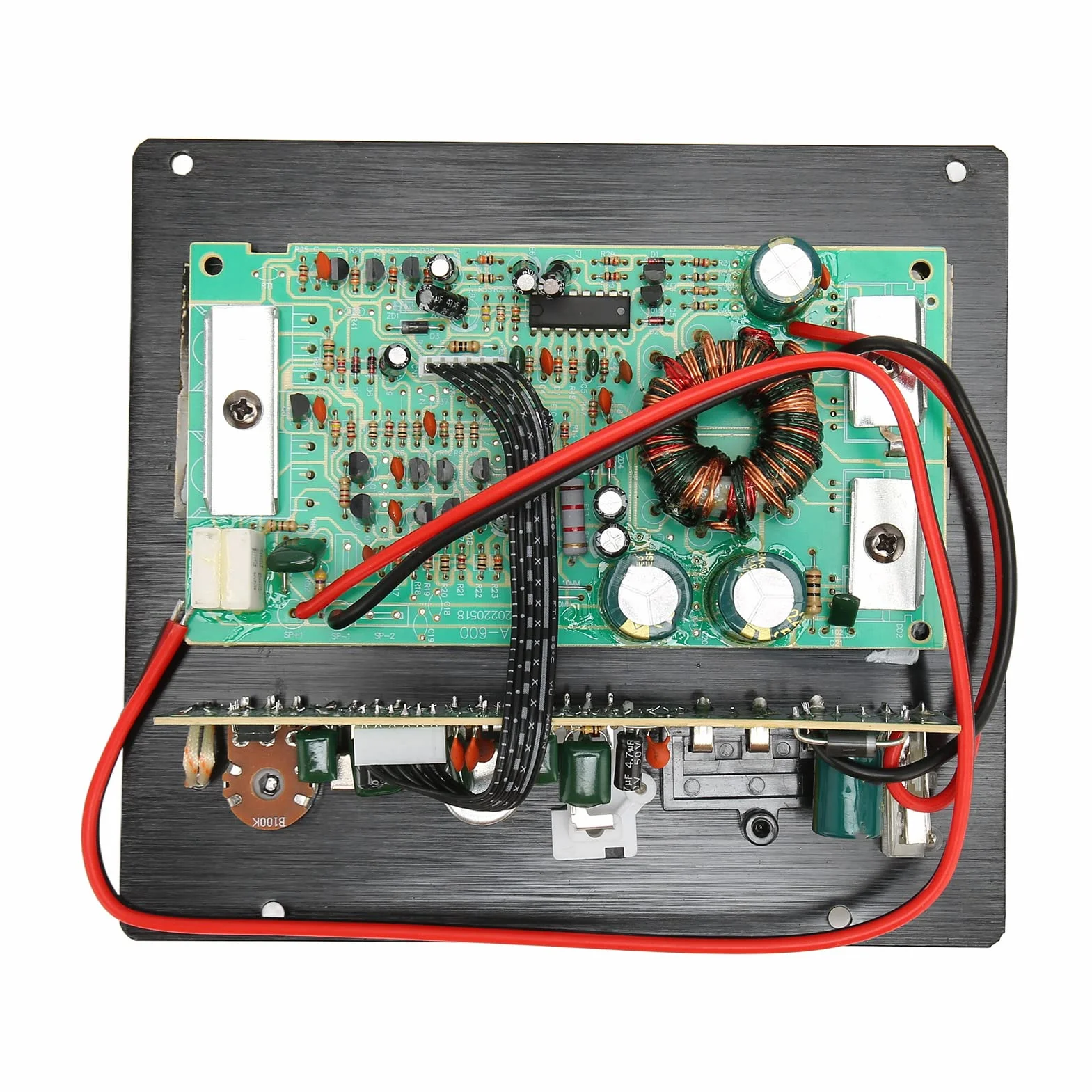 Wzmacniacz samochodowy 12V 600W subwoofera dużej mocy z panelem rozpraszającym
