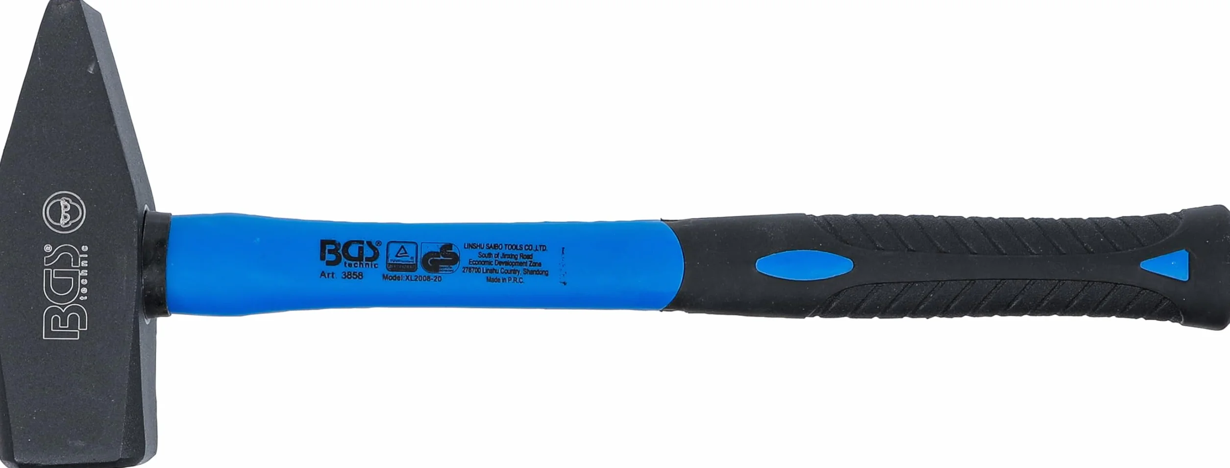 BGS 3858 | Młotek ślusarski | trzonek z włókna szklanego | DIN 1041 | 2000 g