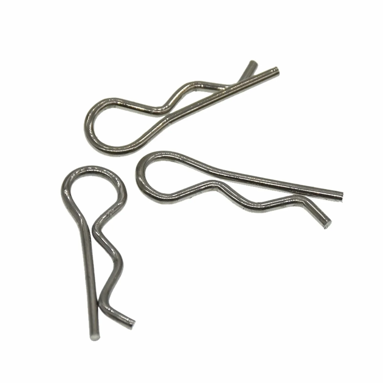 Zawleczki Trzpień blokujący Zawleczka sprężynowa ze stali nierdzewnej w kształcie litery R 1,2 mm 1,8 mm 2 mm 2,5 mm 3 mm 4 mm Dia Elementy mocujące do naprawy samochodów)(M4-75mm SS(10PCS))
