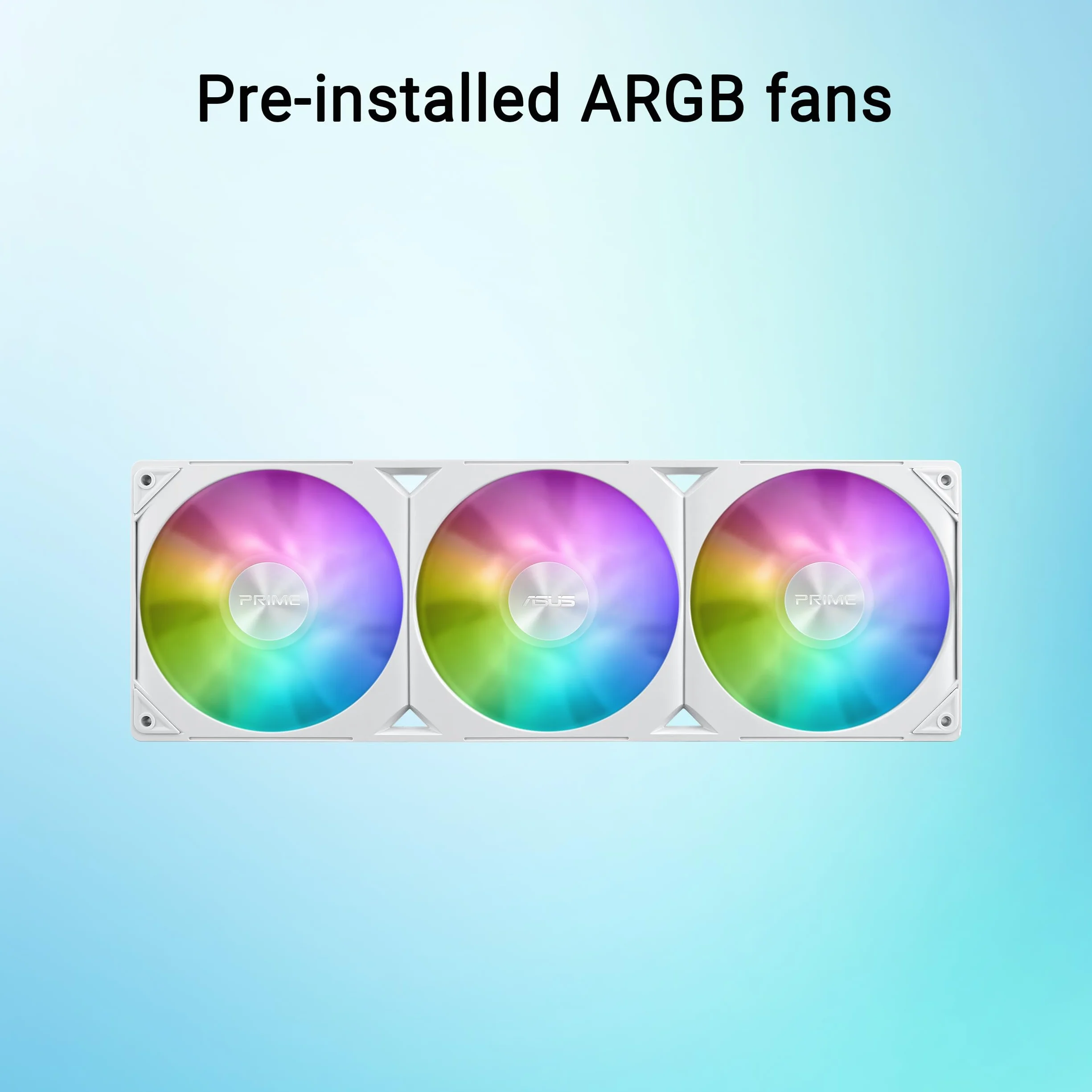 ASUS Prime LC ARGB White Edition All-in-One chłodzenie procesora płynne LGA 1851 1700 wentylator ARGB