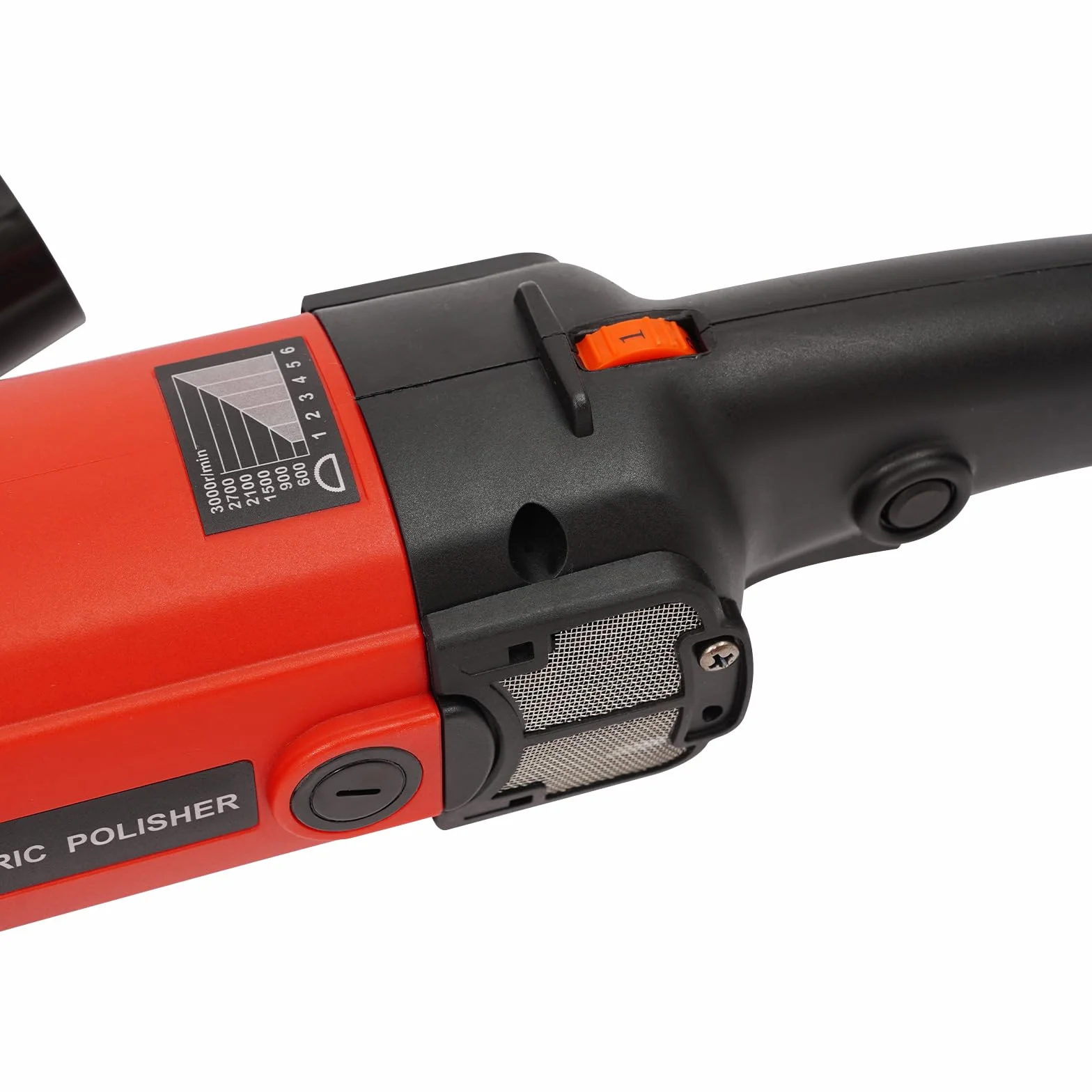 Szlifierka kątowa 1580 W 180 mm z 6-stopniową regulacją prędkości obrotowej | profesjonalna szlifierka i szlifierka tnąca do betonu, kamienia, metalu | w zestawie akcesoria i ochrona przed kurzem |