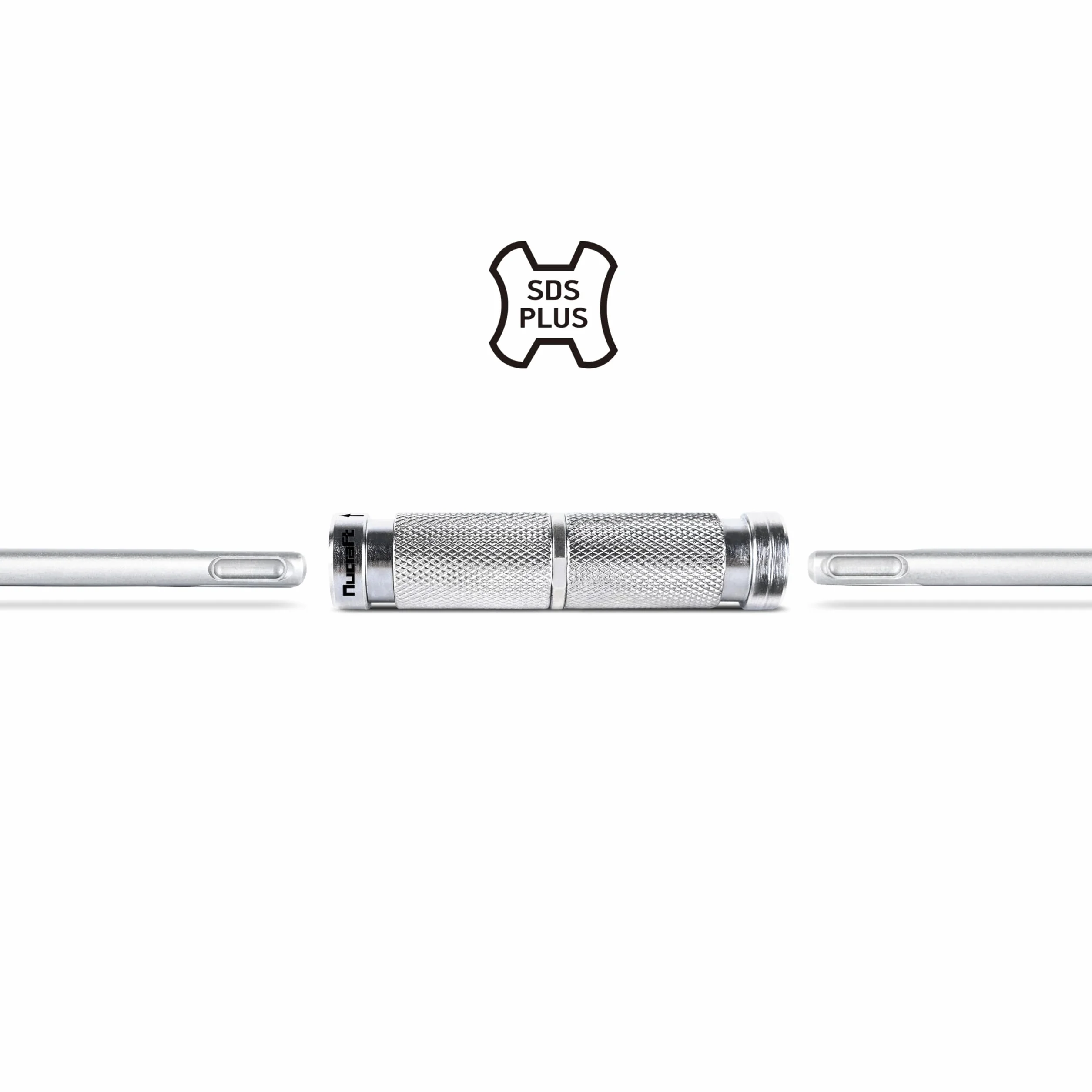 Nucraft Adapter SDS PLUS łącznik montażowy pasujący do przedłużenia wiercenia, młotów udarowych i narzędzi z uchwytem SDS PLUS