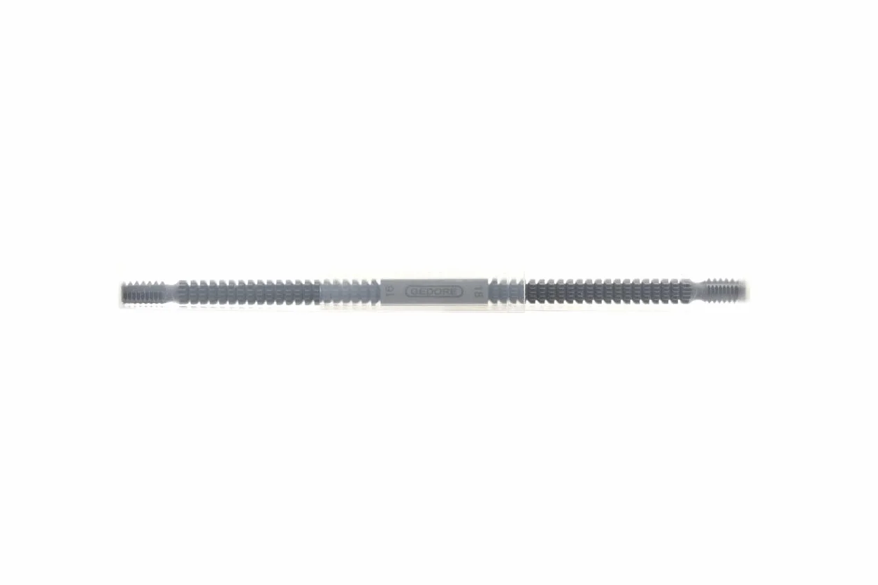 GEDORE Pilnik gwintowany 140A do gwintów wewnętrznych i zewnętrznych, ulepszona stal chromowo-wanadowa, powłoka ISO niklowana, 24 cm - 11 cm
