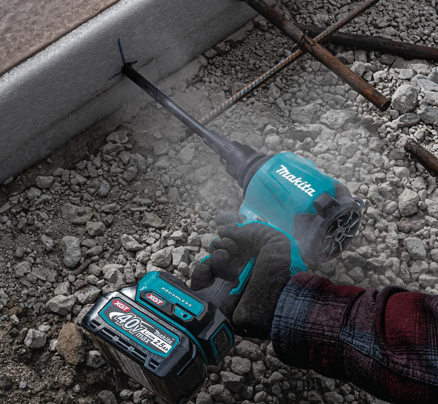 Makita AS001GZ 40V Max Li-ion XGT bezszczotkowa dmuchawa kurzu, baterie i ładowarki nie są dołączone