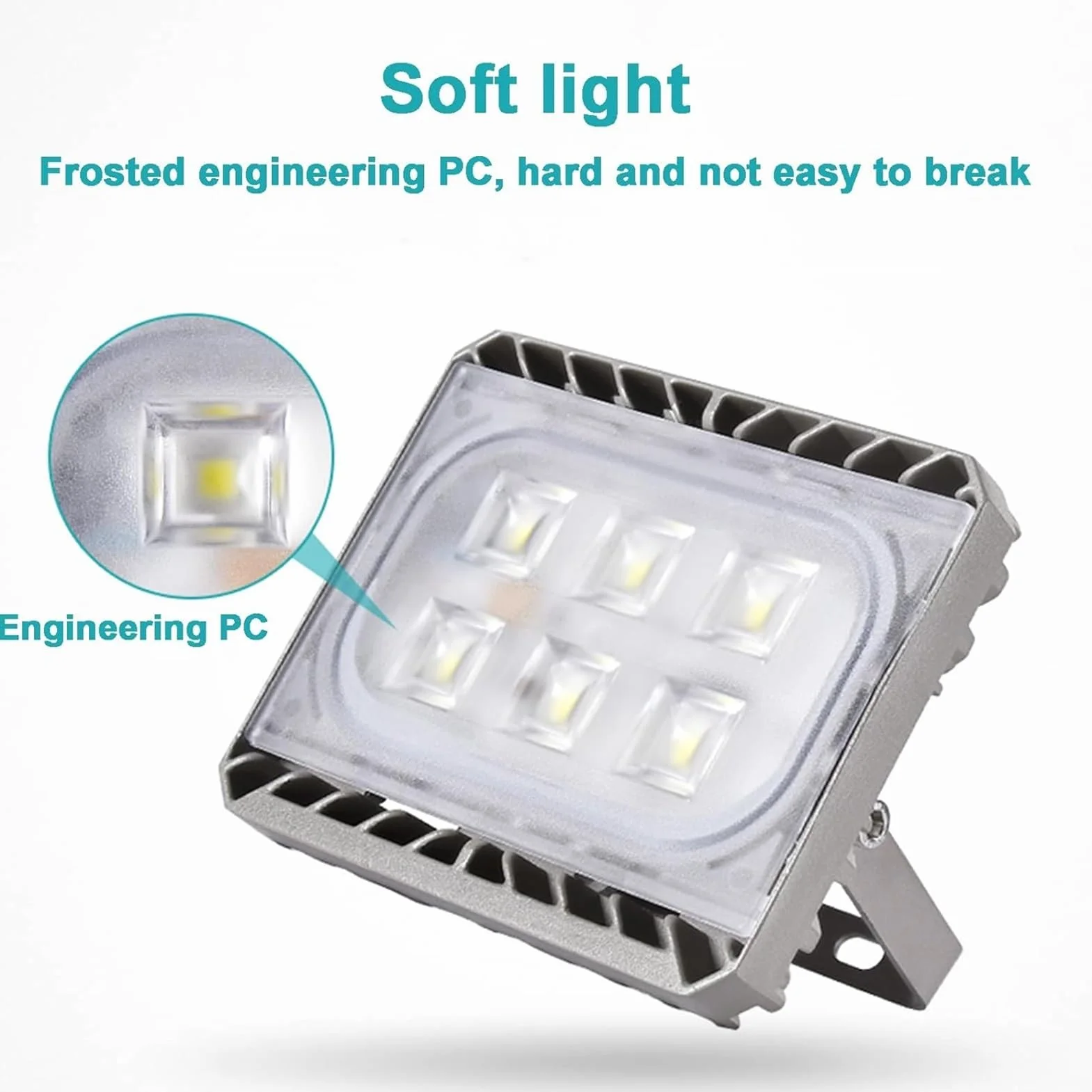 lampy solarne do użytku na zewnątrz, Światła bezpieczeństwa LED Regulowane światło punktowe 180°, zewnętrzne robocze na patio, podwórko, dach(30W)