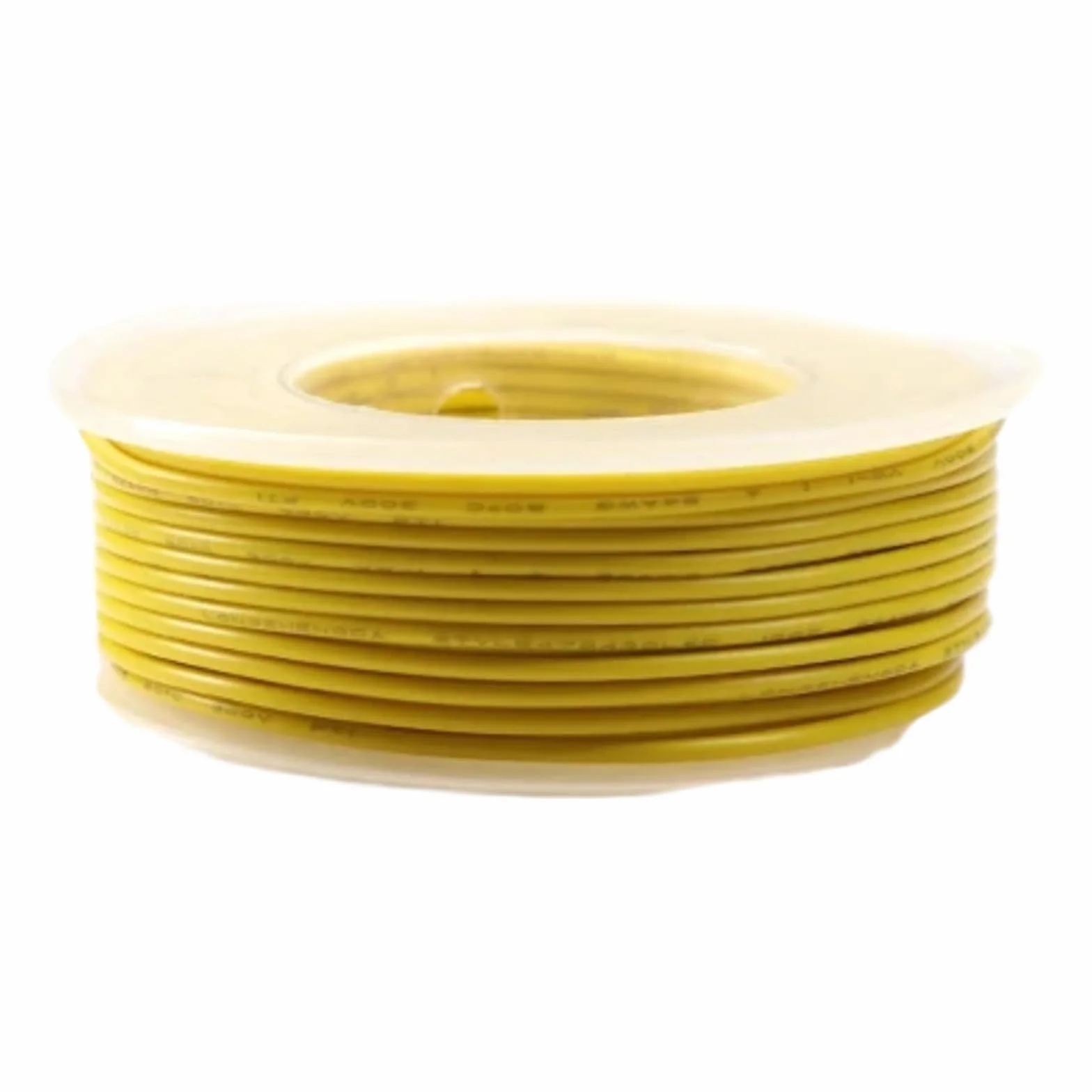 30/28/26/24/22/20/18/16AWG 600V izolowane kable miedziane z gumy silikonowej (żółty; 2 rolki; 18AWG 4 m na rolkę)